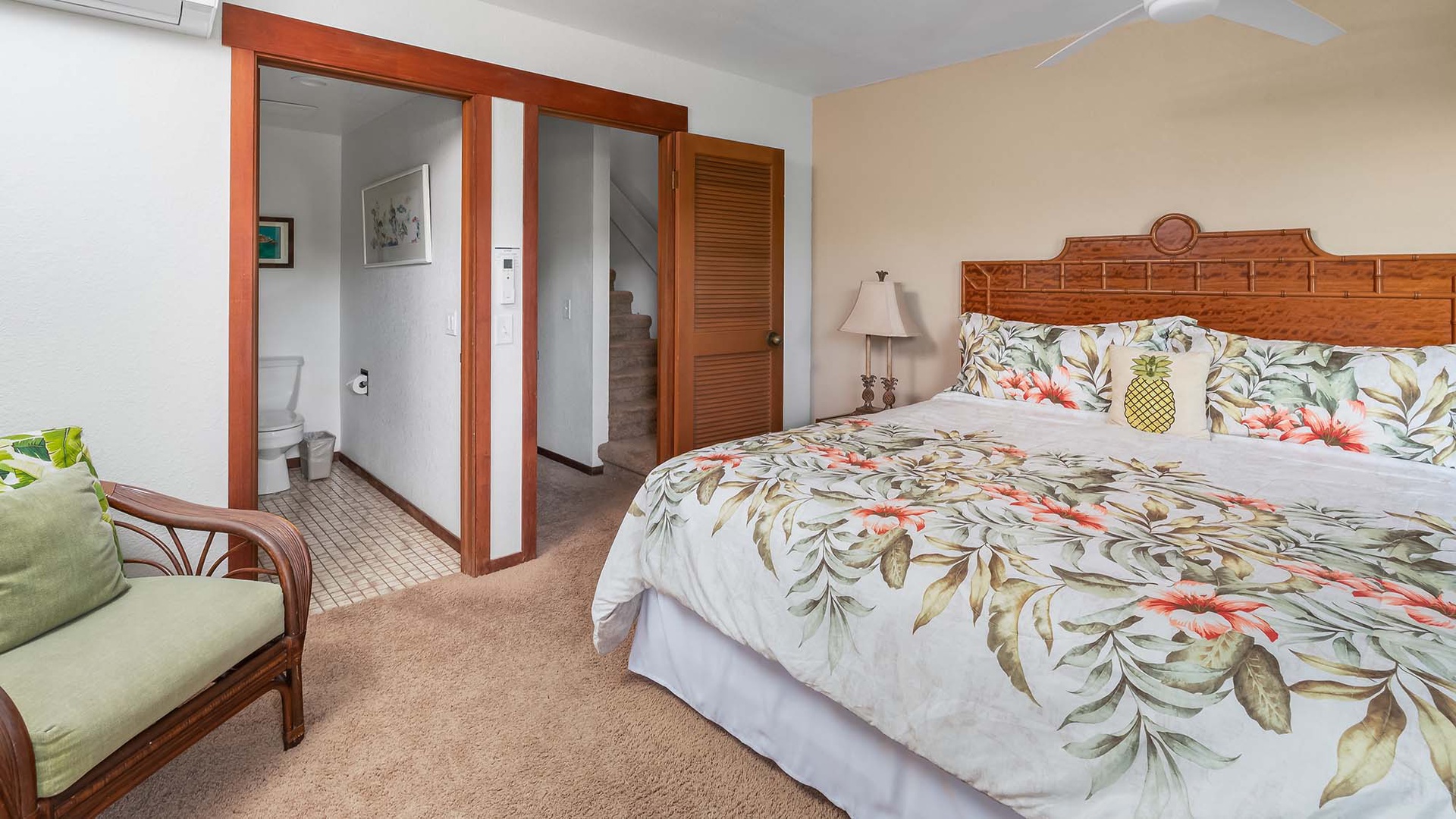 Nihi Kai Villas at Poipu #502 - Master Bedroom Suite & Bath - Parrish Kauai