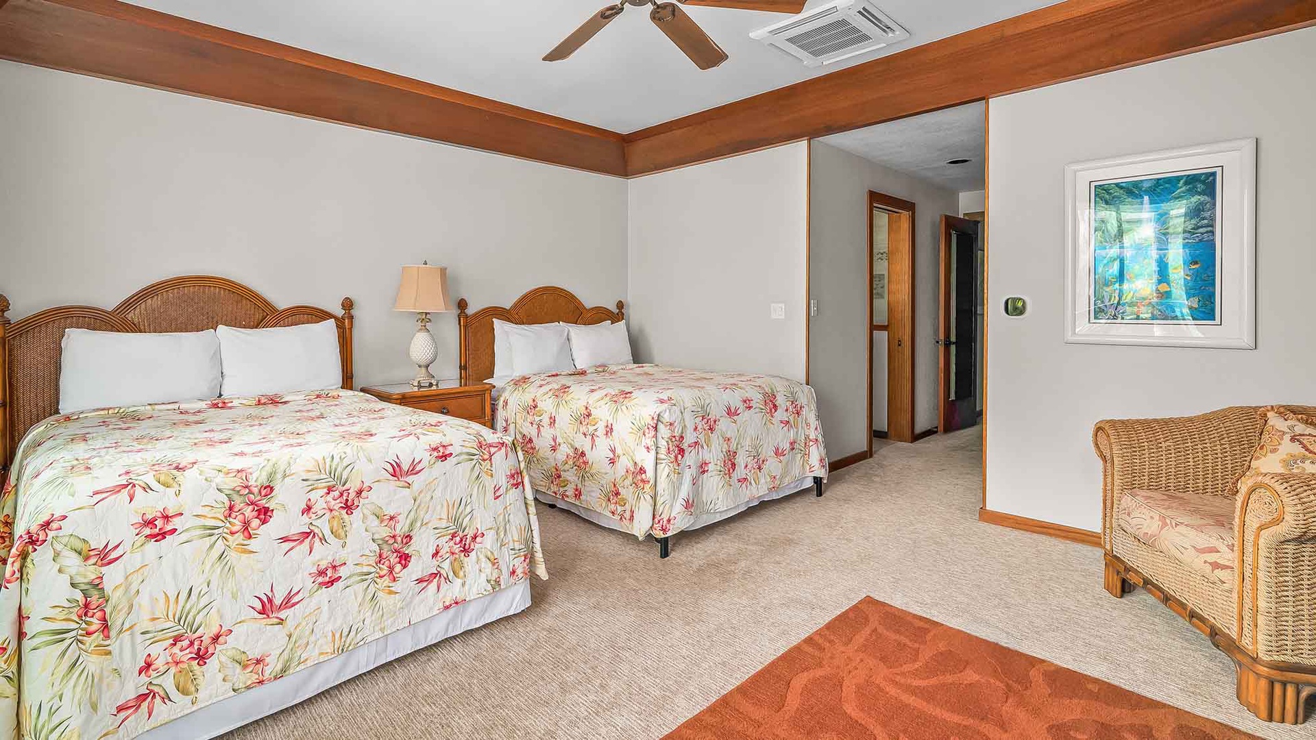 Poipu Kapili Resort #56 - Second Guest Bedroom Suite & Bath - Parrish Kauai