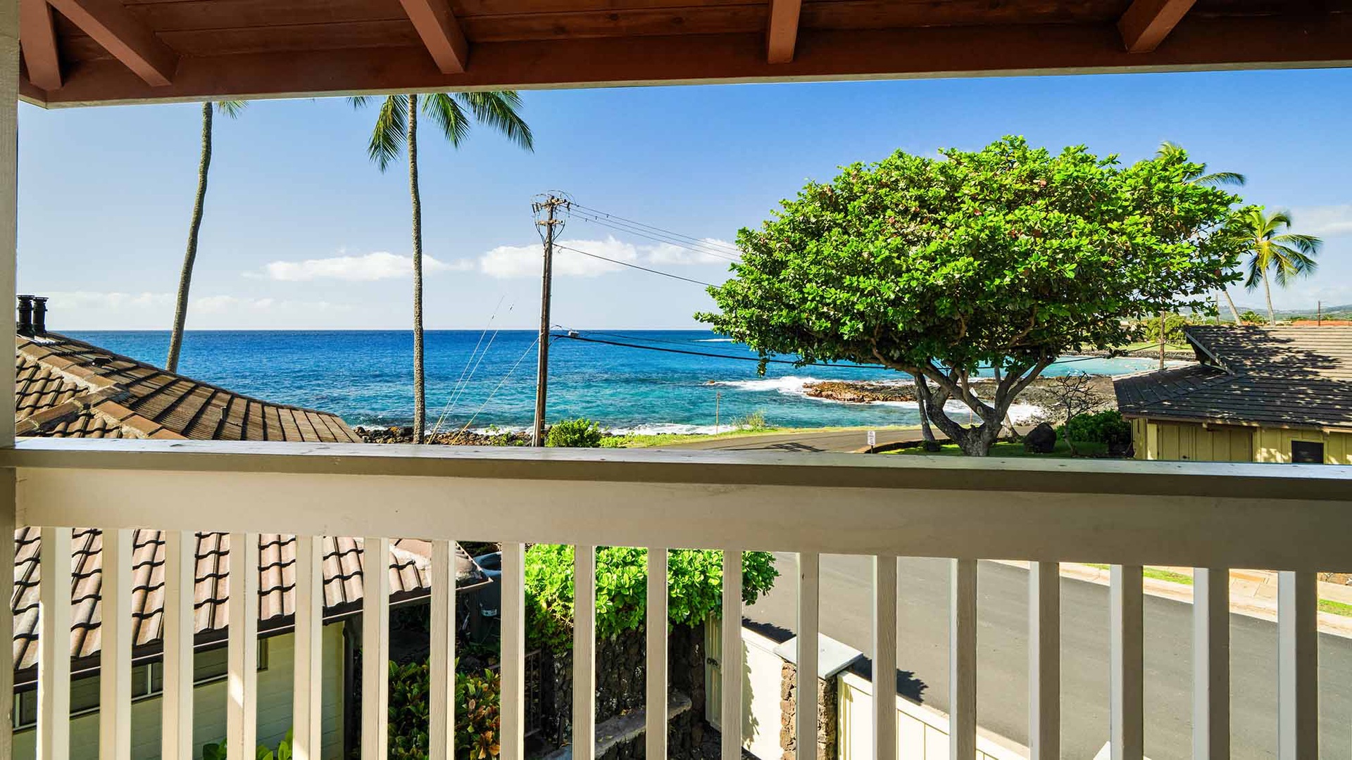 Honu Kai Villas #2 - Primary Bedroom Suite Lanai View - Parrish Kauai
