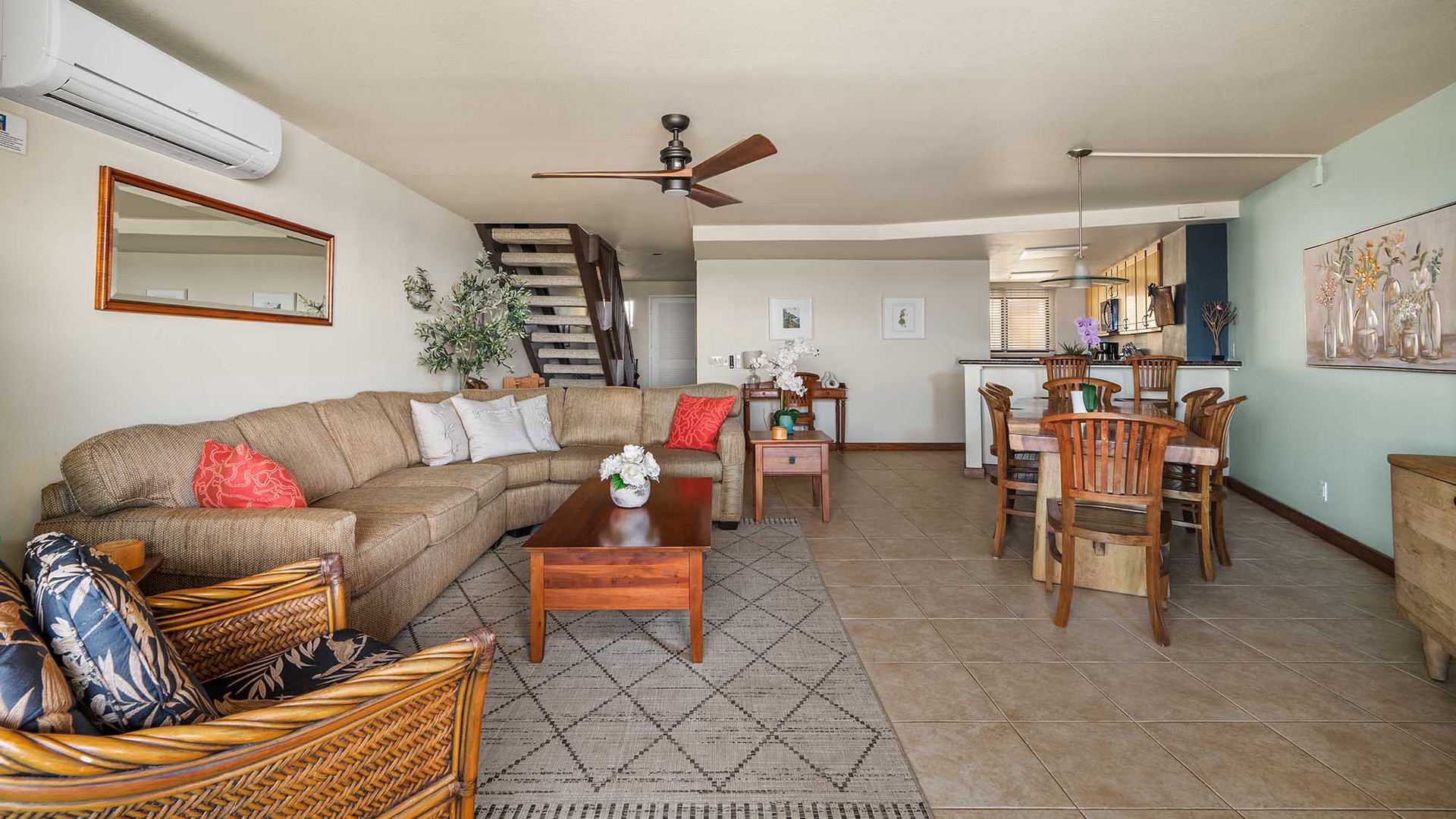 Makahuena at Poipu #2305 - Living Great Room - Parrish Kauai