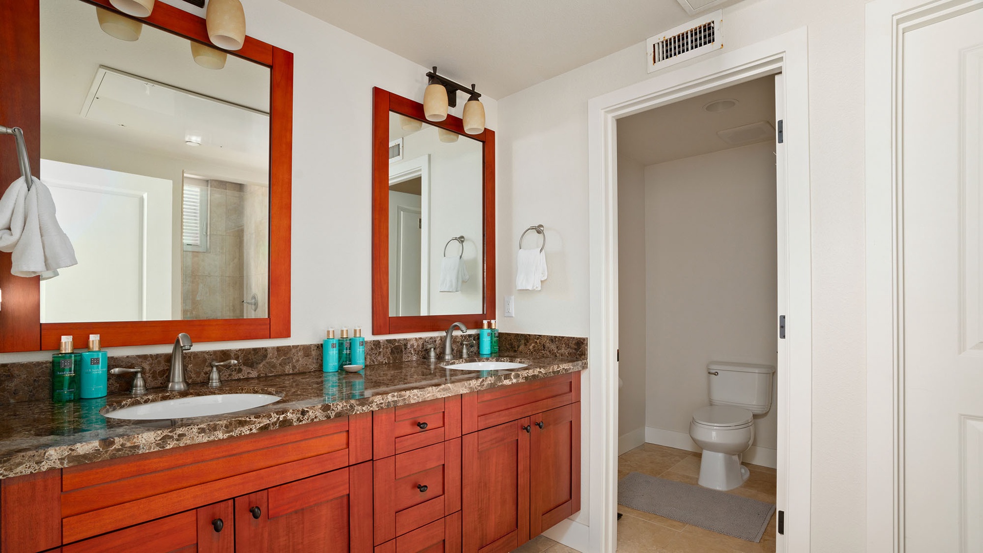 Pili Mai Resort at Poipu #3F - Primary Bedroom Suite Bath - Parrish Kauai