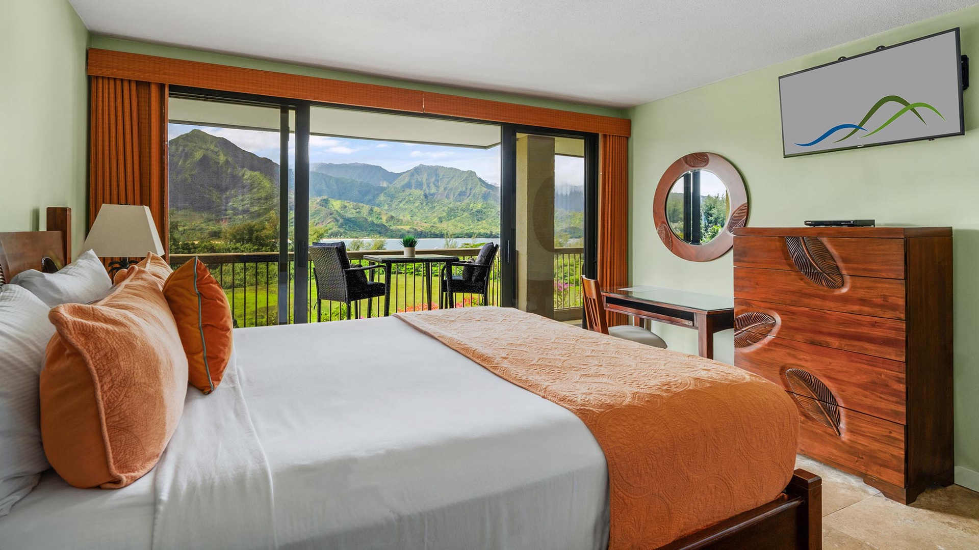 Hanalei Bay Resort #9222 - Primary Bedroom Suite - Parrish Kauai