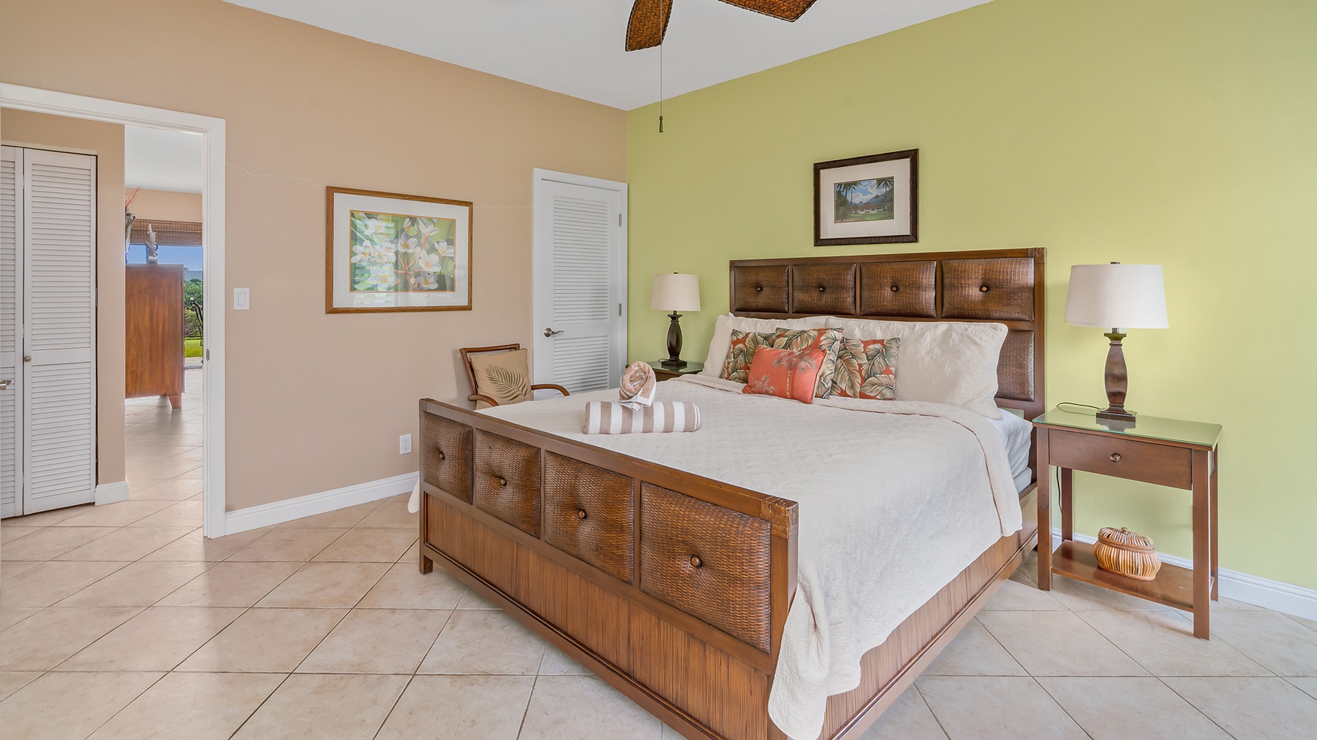 Poipu Sands at Poipu Kai Resort #215 - Master Bedroom Suite - Parrish Kauai