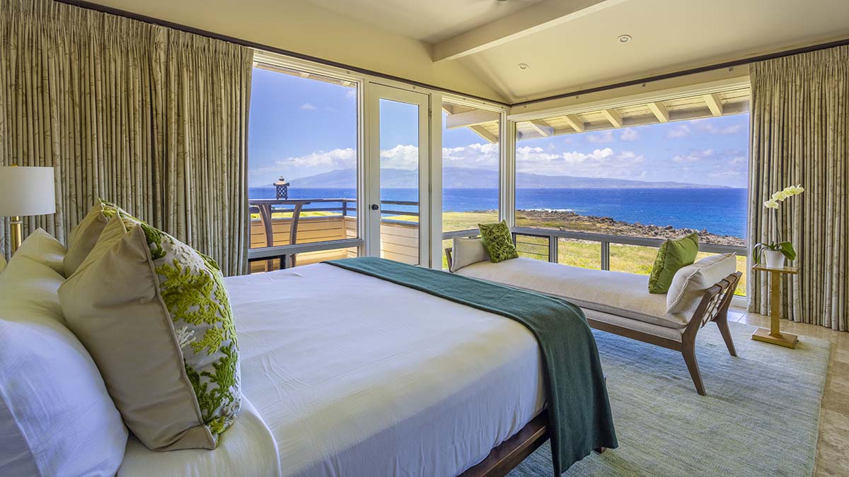 Kapalua Bay Villas #35B2 - Upper Level Bedroom Suite & Lanai View - Parrish Maui