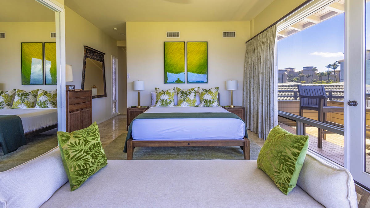 Kapalua Bay Villas #35B2 - Primary Bedroom Suite - Parrish Maui