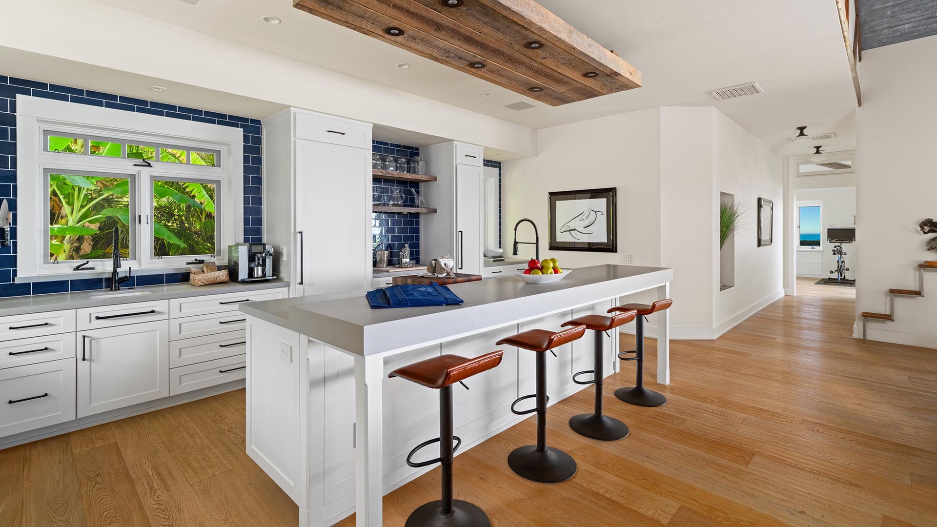 Honu Hale at Poipu - Kitchen & Breakfast Bar - Parrish Kauai