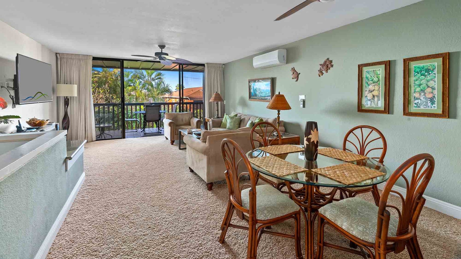 Nihi Kai Villas at Poipu #502 - Dining & Living Room - Parrish Kauai