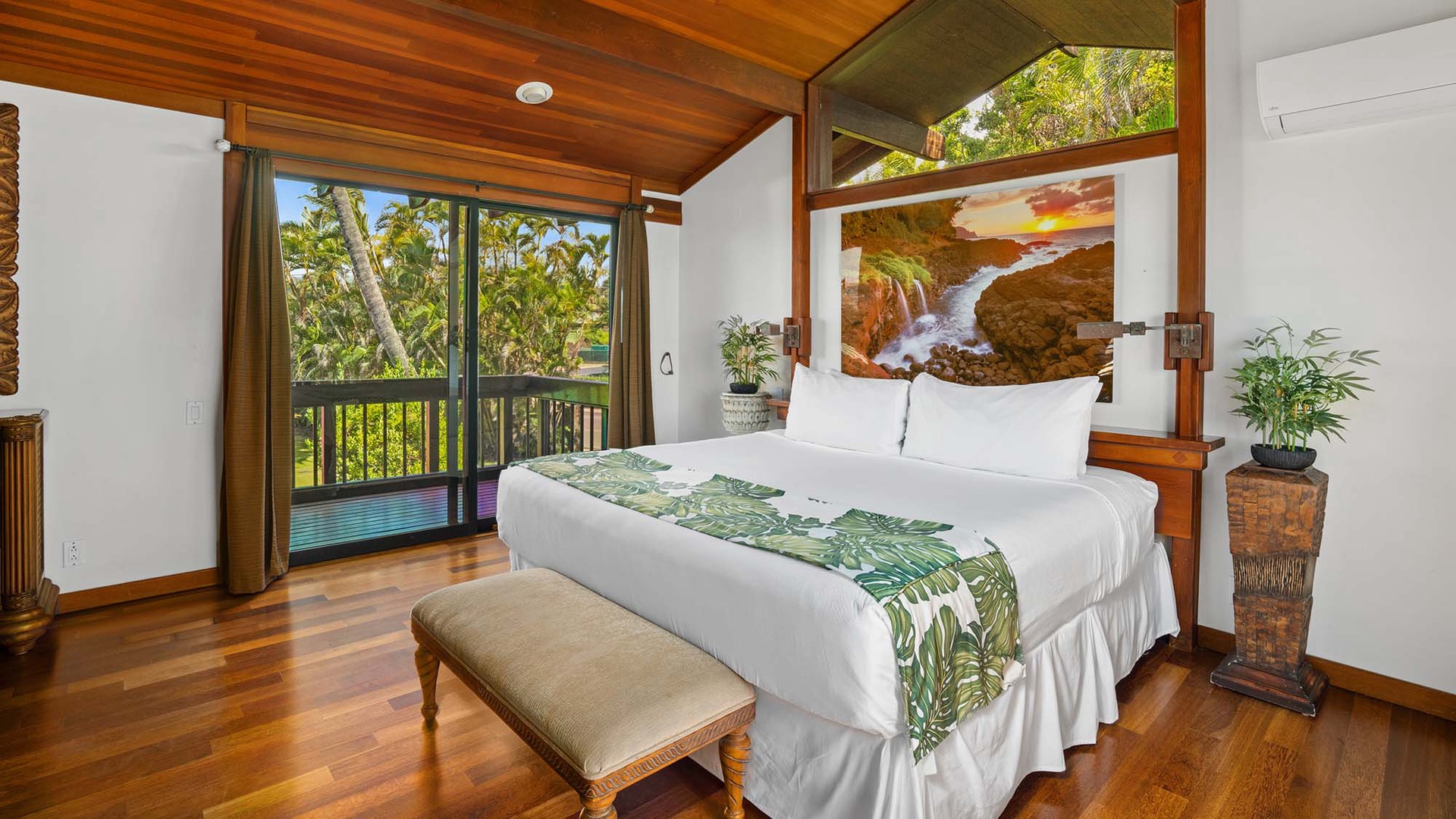 Sunset Makai Hale at Poipu - Upper Primary Bedroom Suite - Parrish Kauai