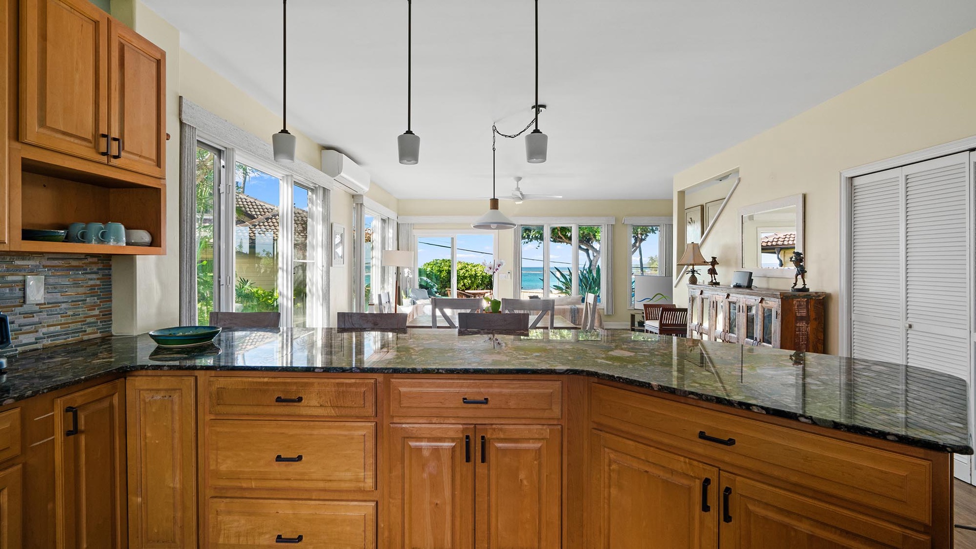 Honu Kai Villas #2 -Ocean View Kitchen - Parrish Kauai