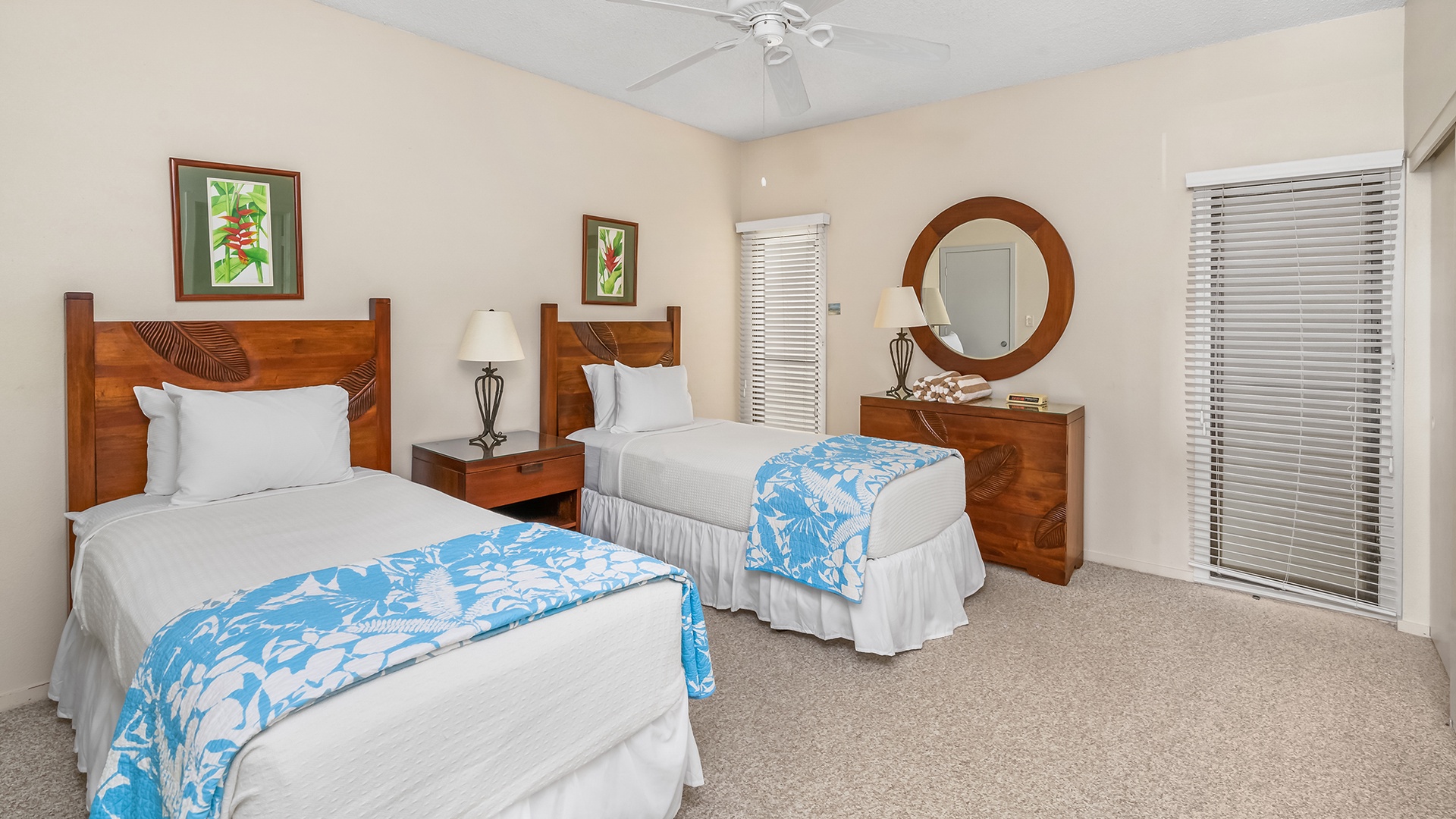 Poipu Sands at Poipu Kai Resort #325 - Second Guest Bedroom - Parrish Kauai