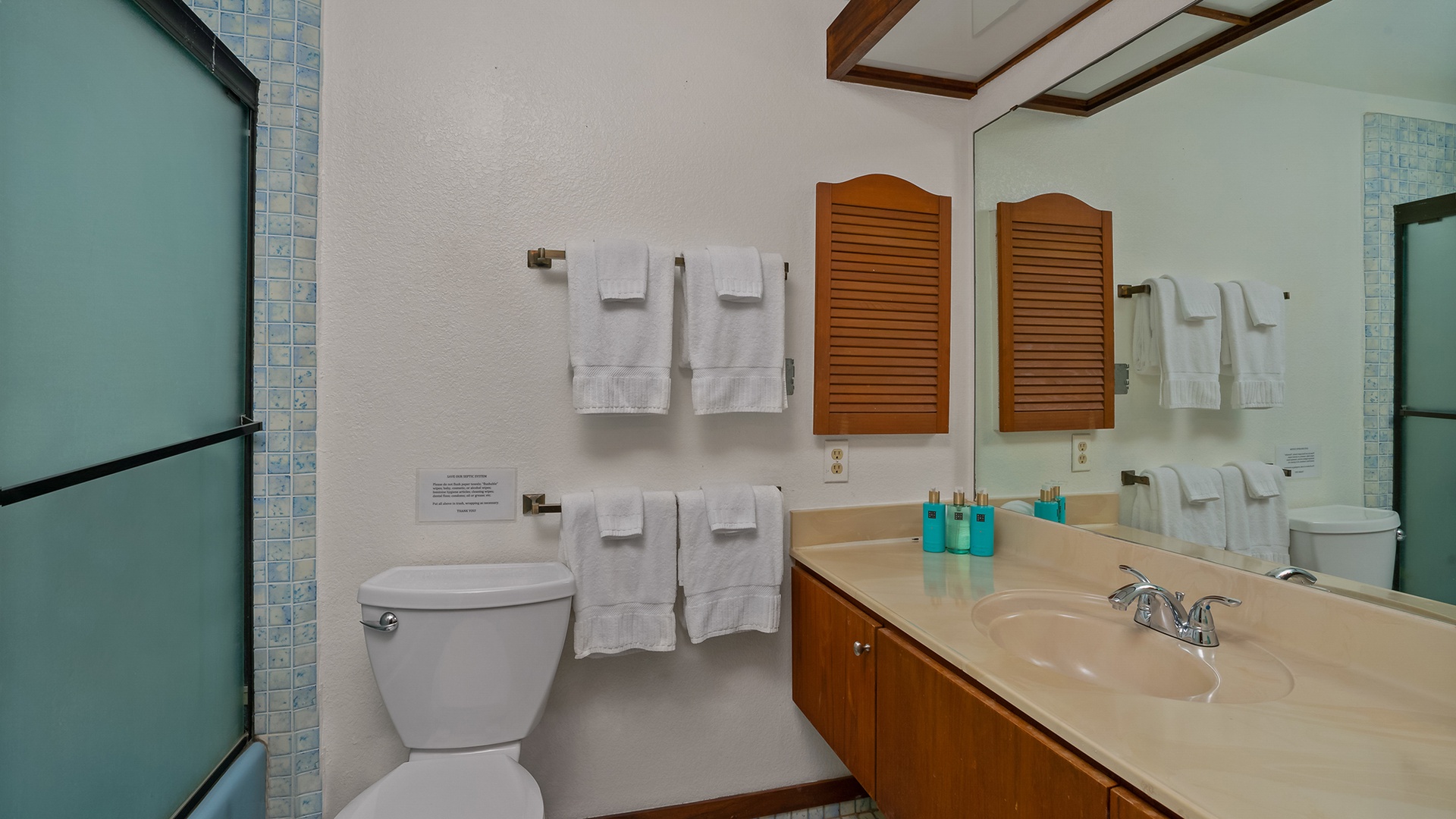 Waikomo Stream Villas #431 - Guest Bedroom Suite Bath - Parrish Kauai