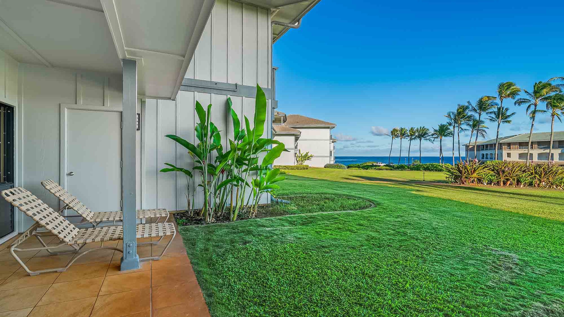 Poipu Sands at Poipu Kai Resort #315 - Ocean View Lounging Lanai - Parrish Kauai