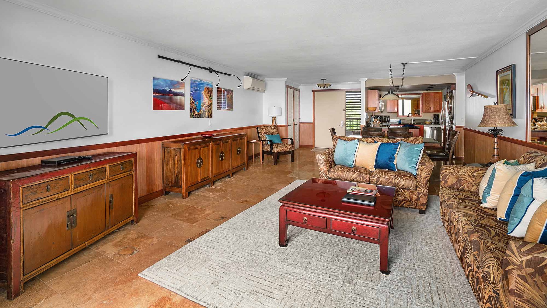 Hanalei Bay Resort #9222 - Living Great Room - Parrish Kauai