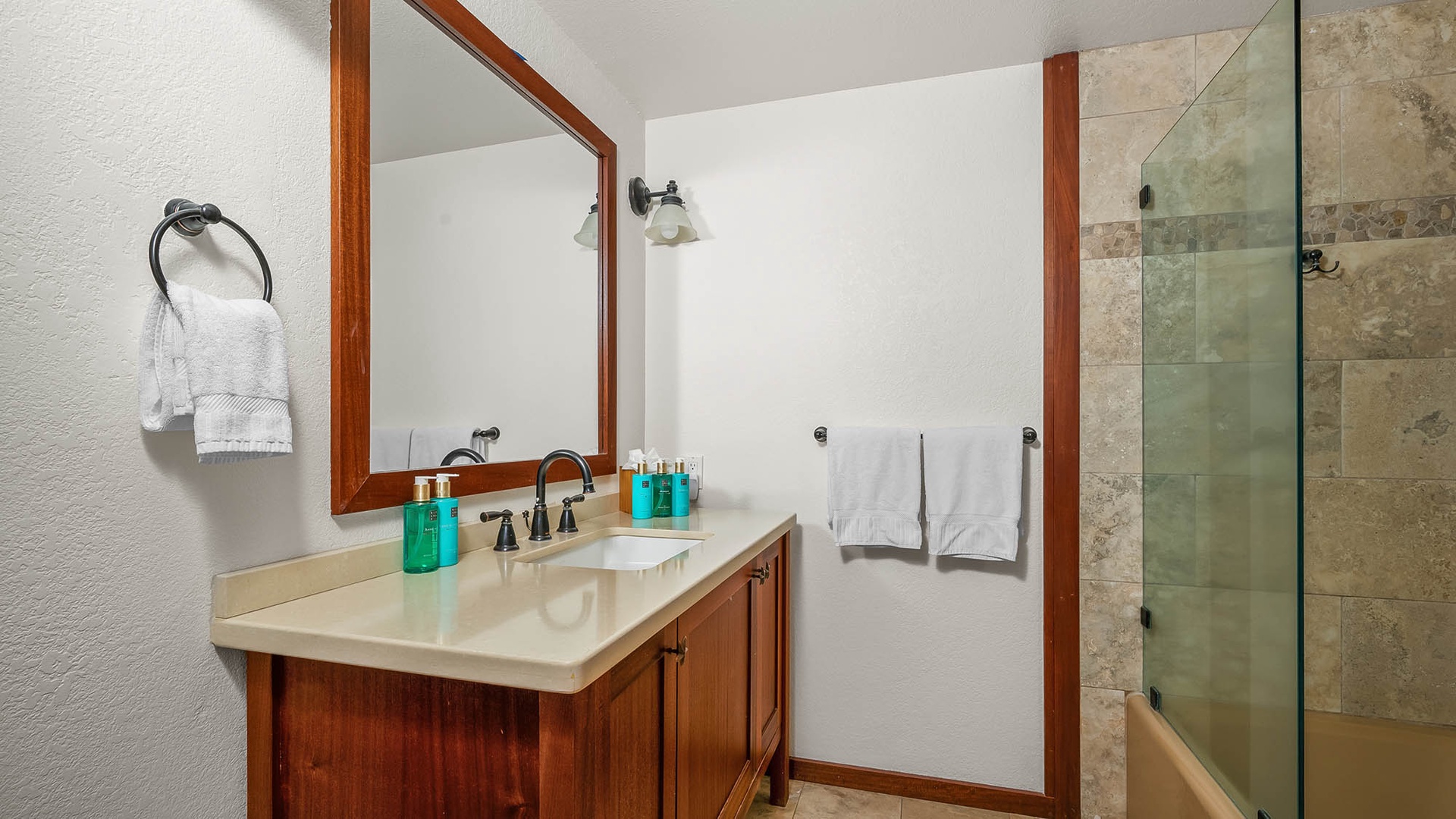 Nihi Kai Villas at Poipu #200 - Second Guest Bedroom Suite Bath - Parrish Kauai