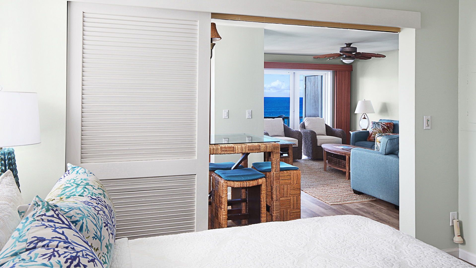 Poipu Palms #203 - Ocean View Master Bedroom Suite - Parrish Kauai