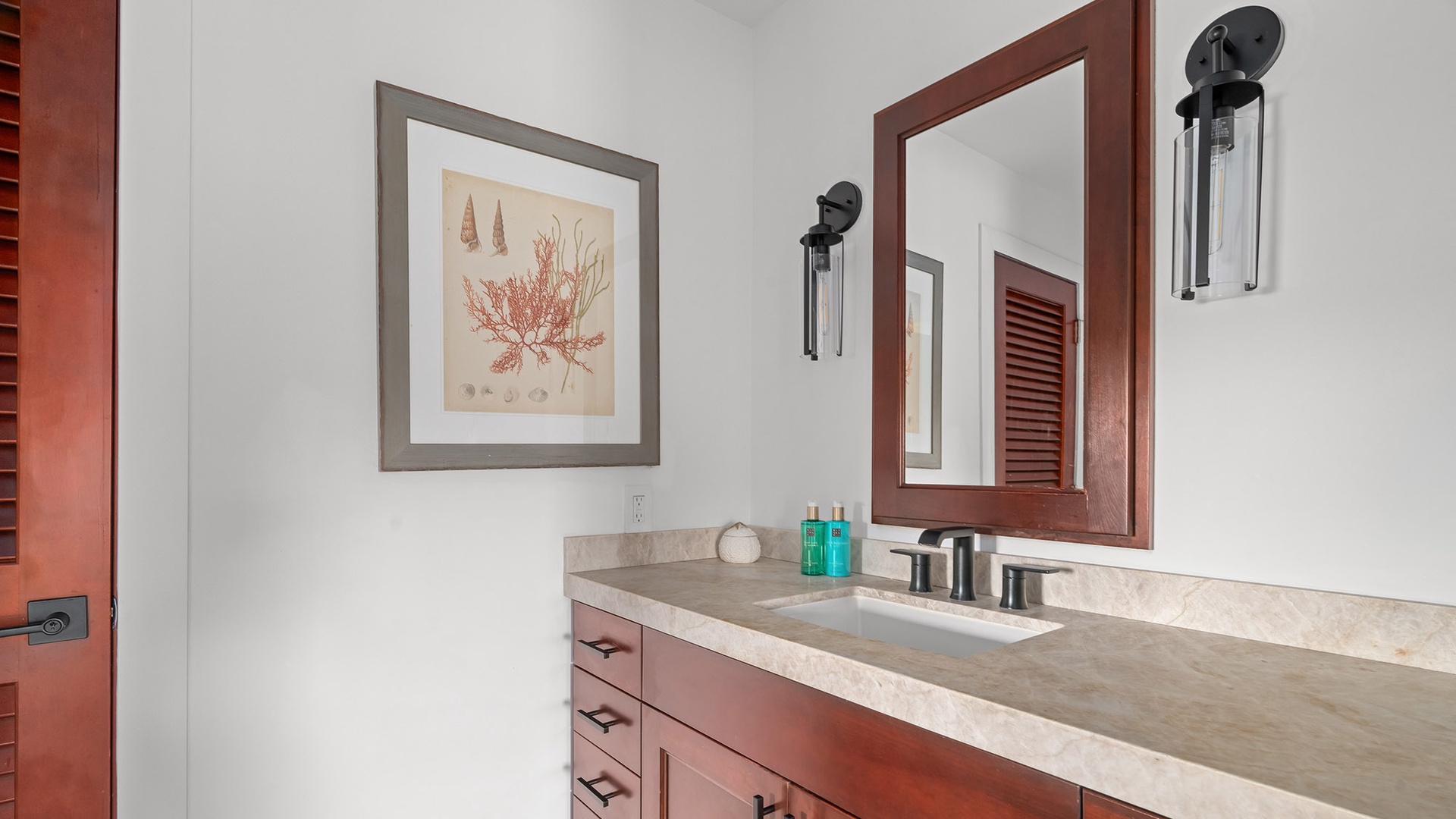 Kolepa Hale at Wainani - Third Guest Bath - Parrish Kauai