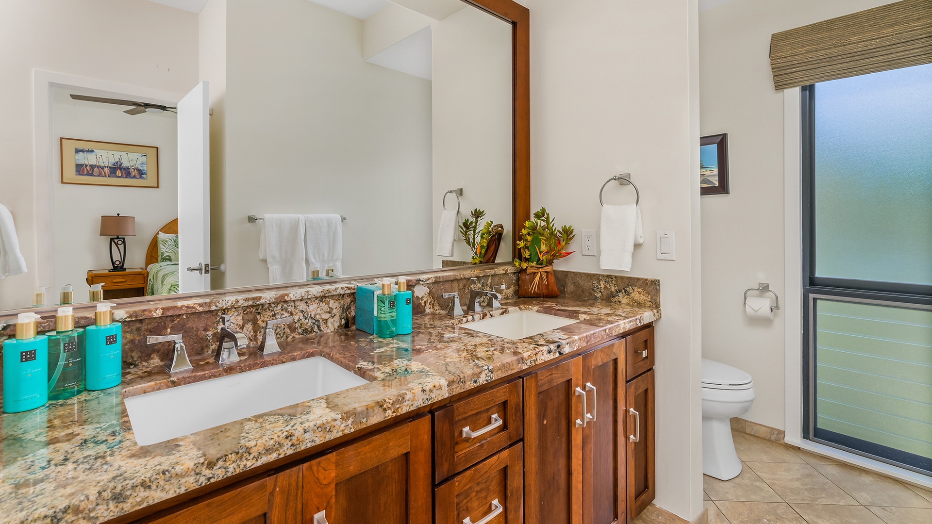 Poipu Sands at Poipu Kai Resort #324 - Second Guest Bedroom Suite Bath - Parrish Kauai