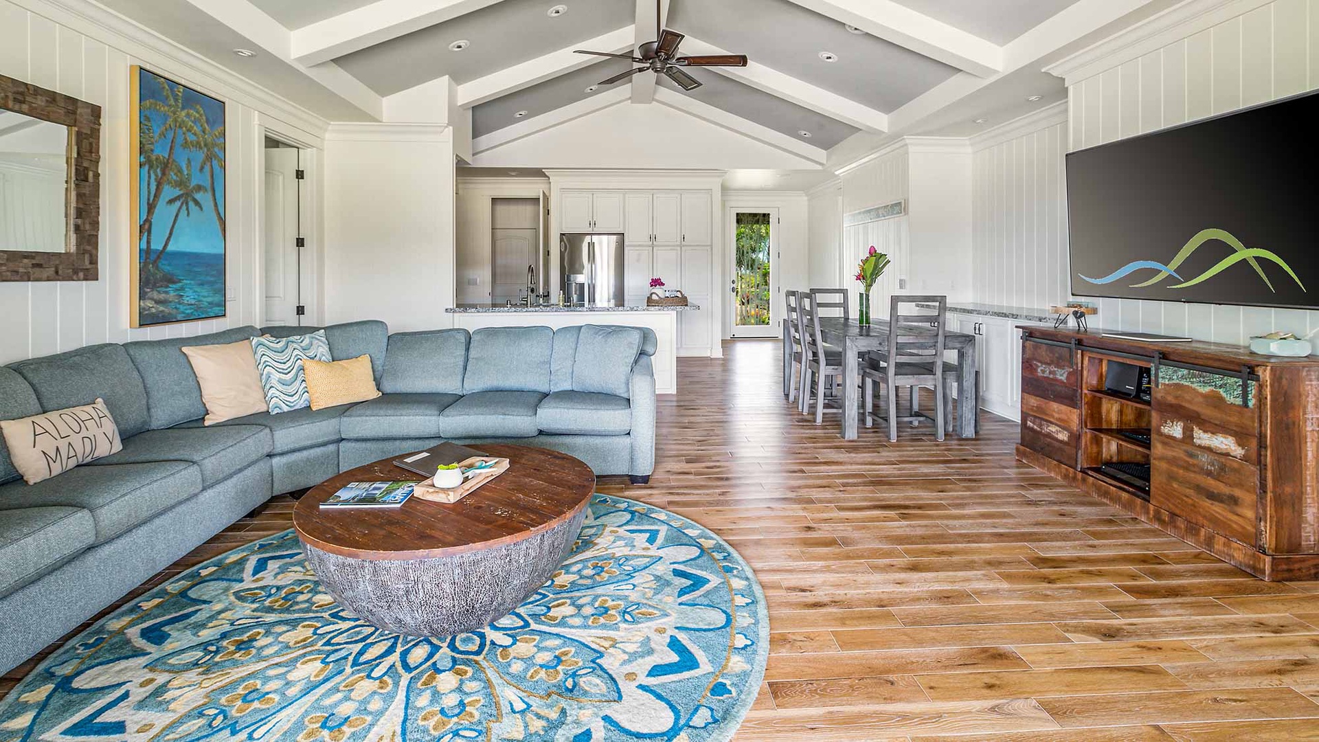 Hale Hiwa Hiwa - Open Living Great Room Design - Parrish Kauai