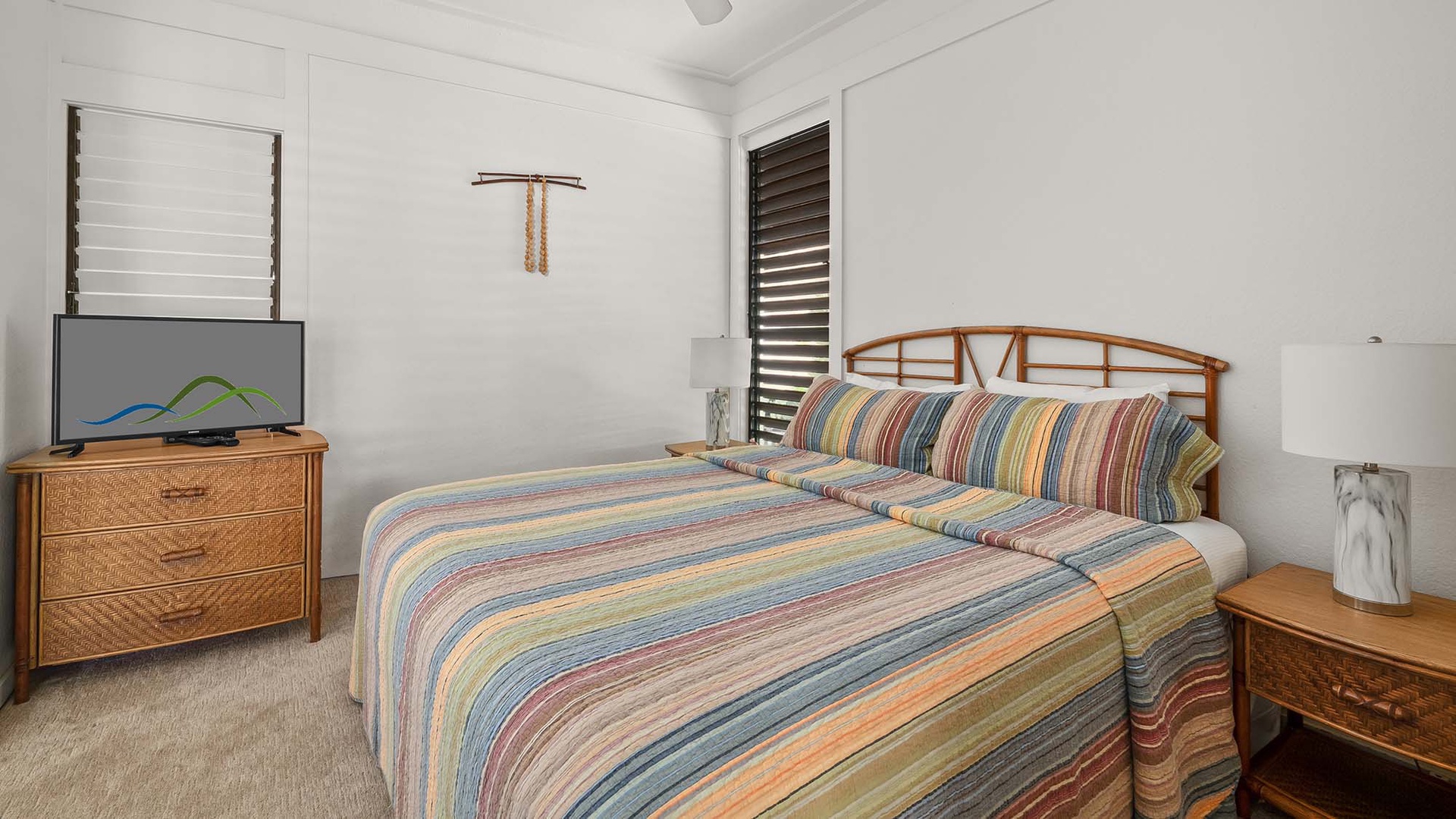 Kiahuna Plantation #186 - Primary Bedroom Suite - Parrish Kauai