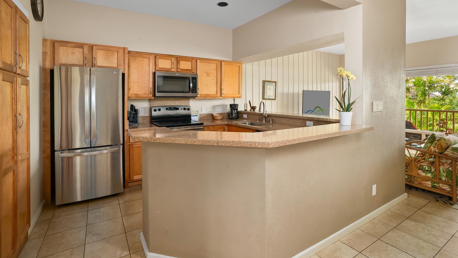 Manualoha at Poipu Kai #1006 - Spacious Kitchen - Parrish Kauai