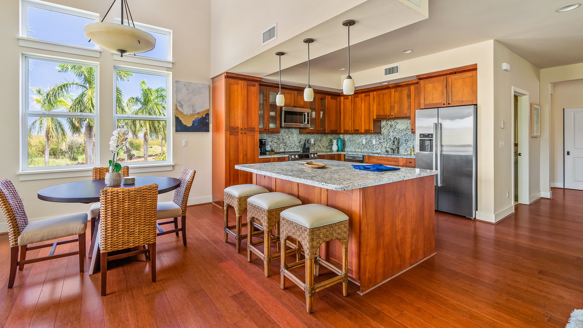 Pili Mai Resort at Poipu #15I - Kitchen & Dining Room - Parrish Kauai