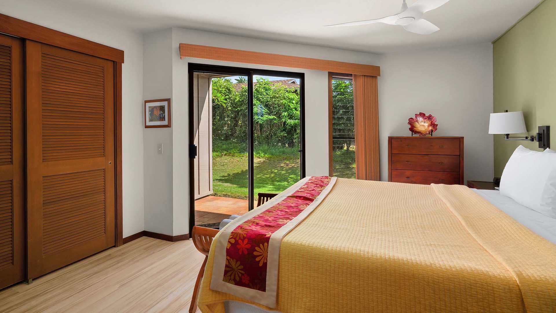 Nihi Kai Villas at Poipu #501 - Master Bedroom Suite & Lanai - Parrish Kauai