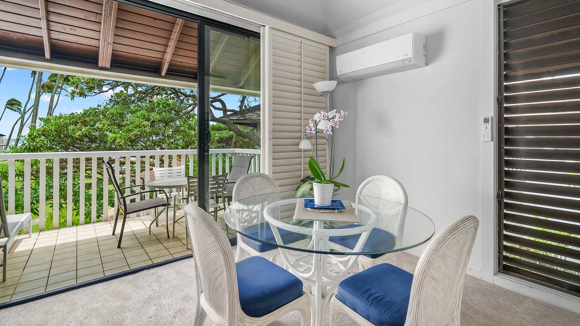 Kiahuna Plantation #186 - Ocean View Dining Room - Parrish Kauai