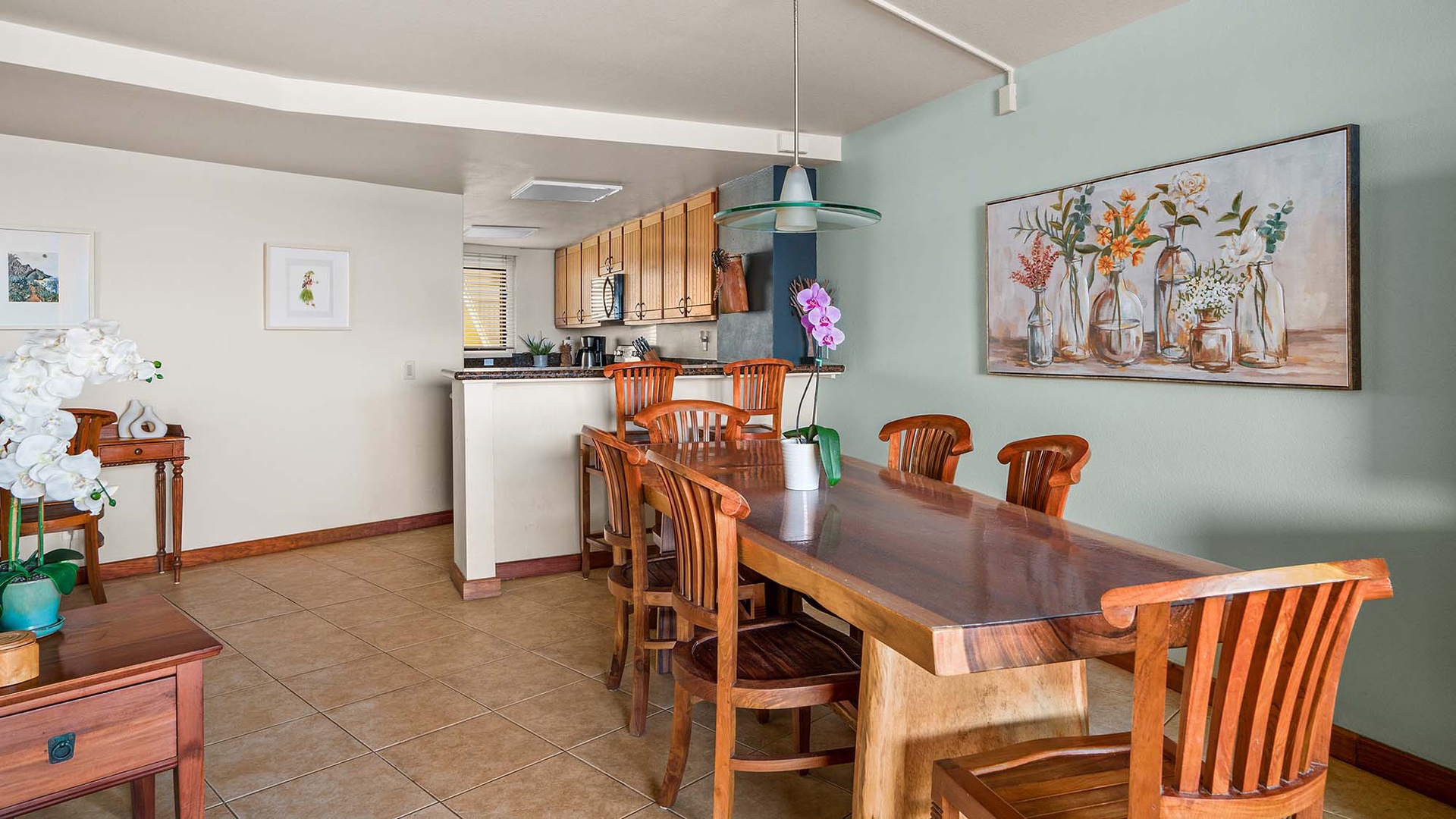 Makahuena at Poipu #2305 - Dining Room & Kitchen - Parrish Kauai