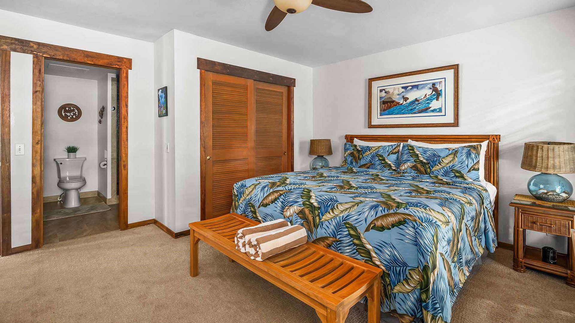 Waikomo Stream Villas #403 - Guest Bedroom Suite & Bath - Parrish Kauai