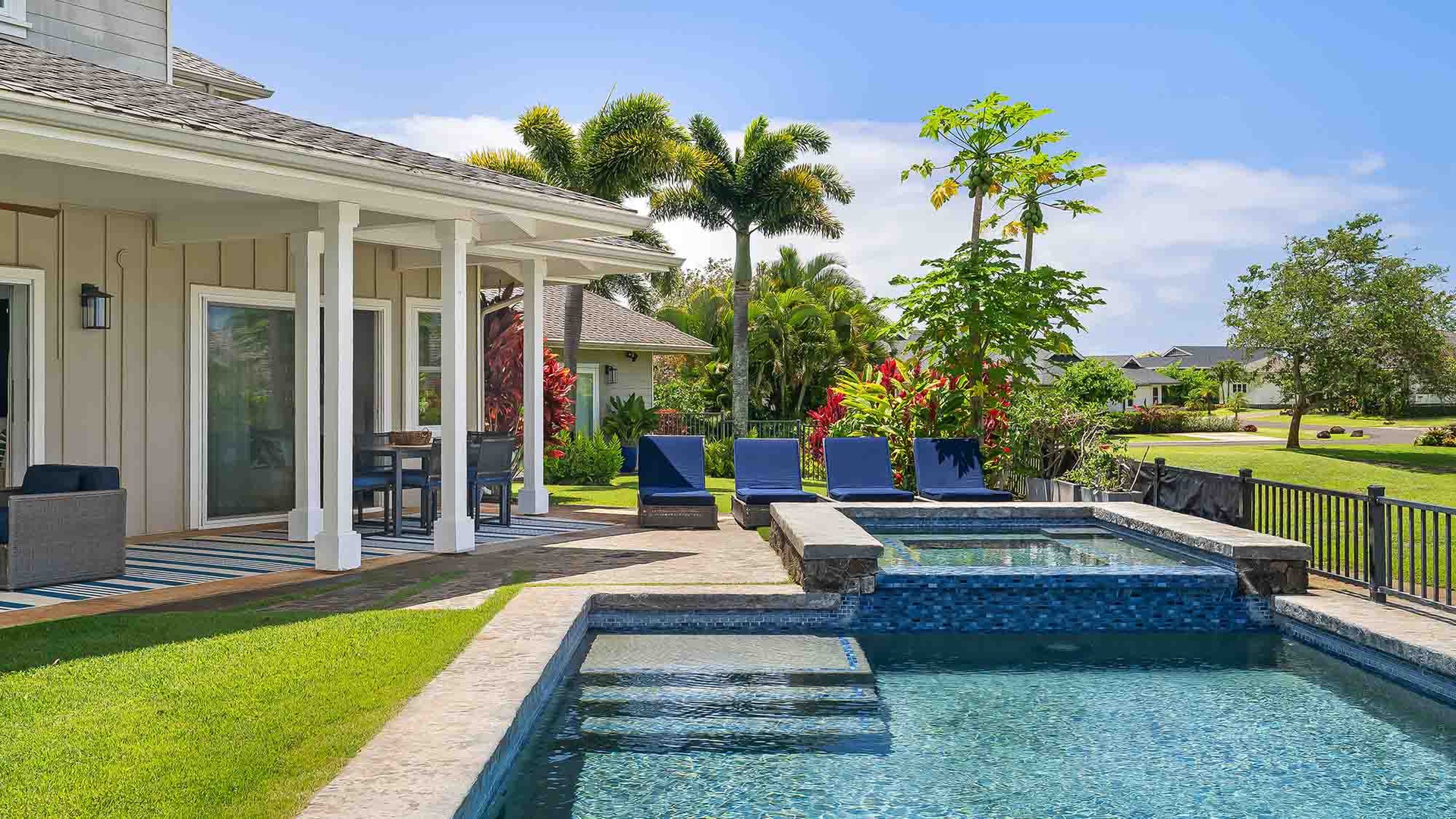 Kolepa Hale at Wainani - Swimming Pool & Spa - Parrish Kauai