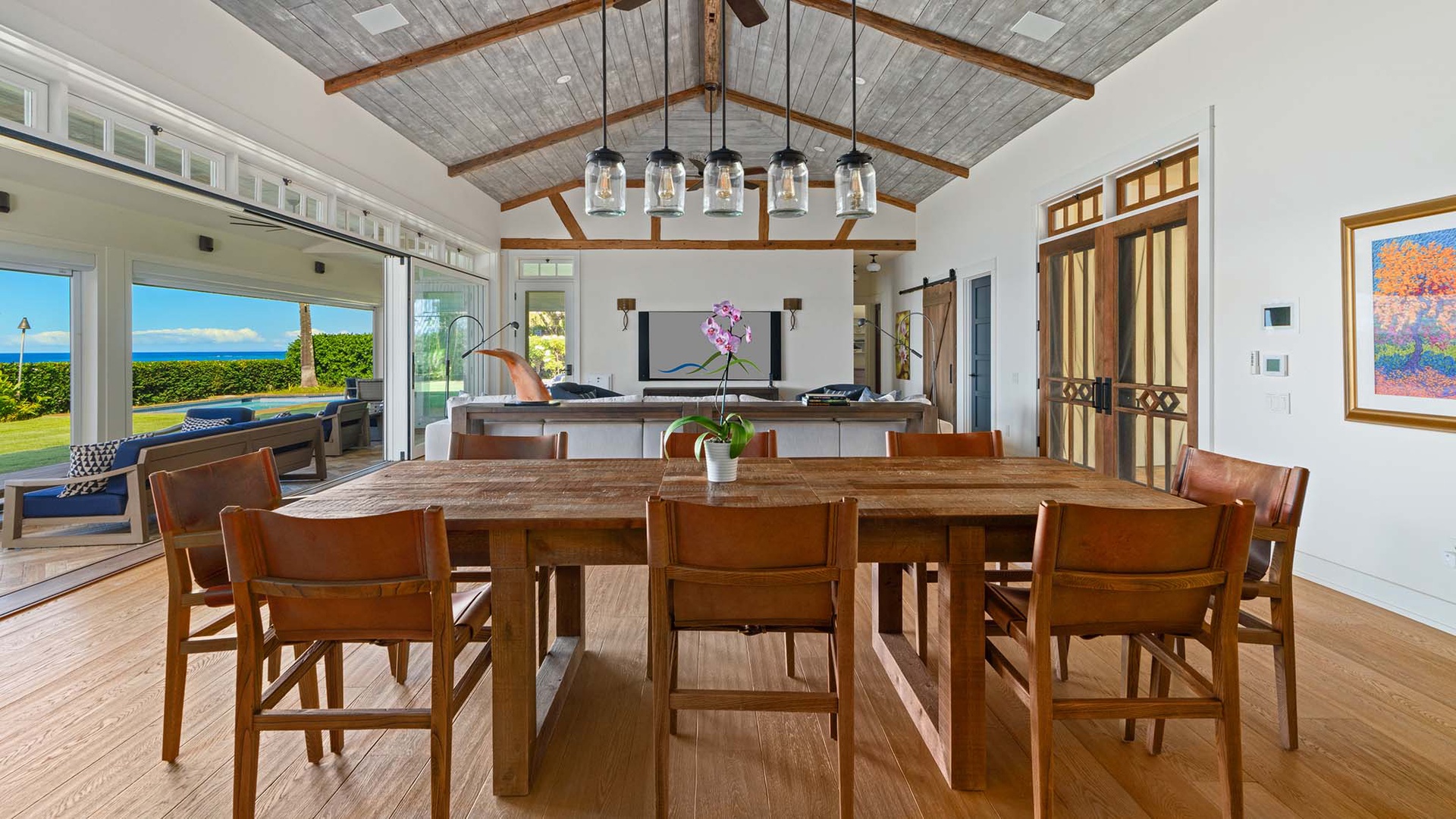 Honu Hale at Poipu - Ocean View Dining Room - Parrish Kauai