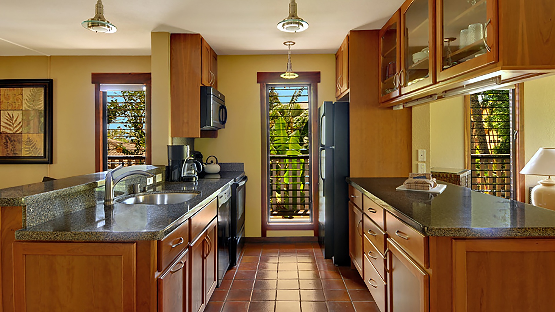 Waikomo Stream Villas #123 - Fully Equipped Kitchen - Parrish Kauai