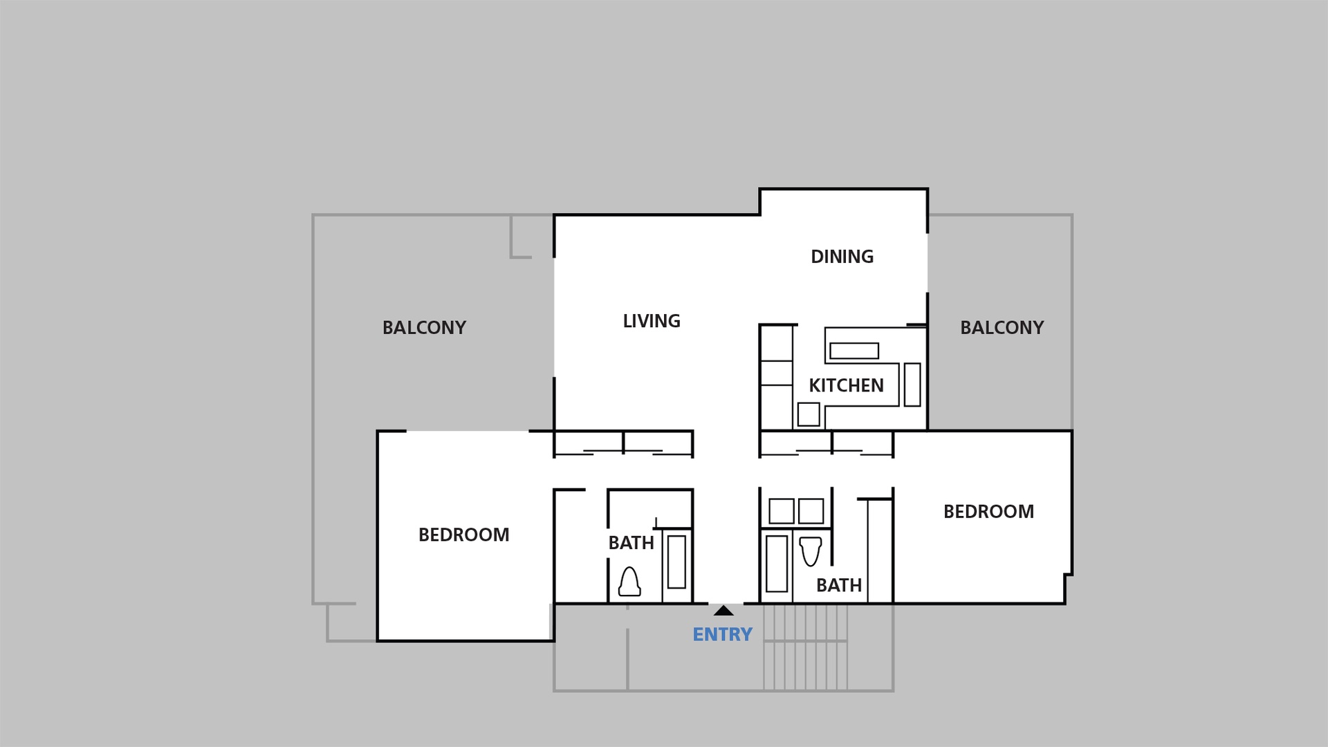 Poipu Kapili Resort Floor Plan - P1
