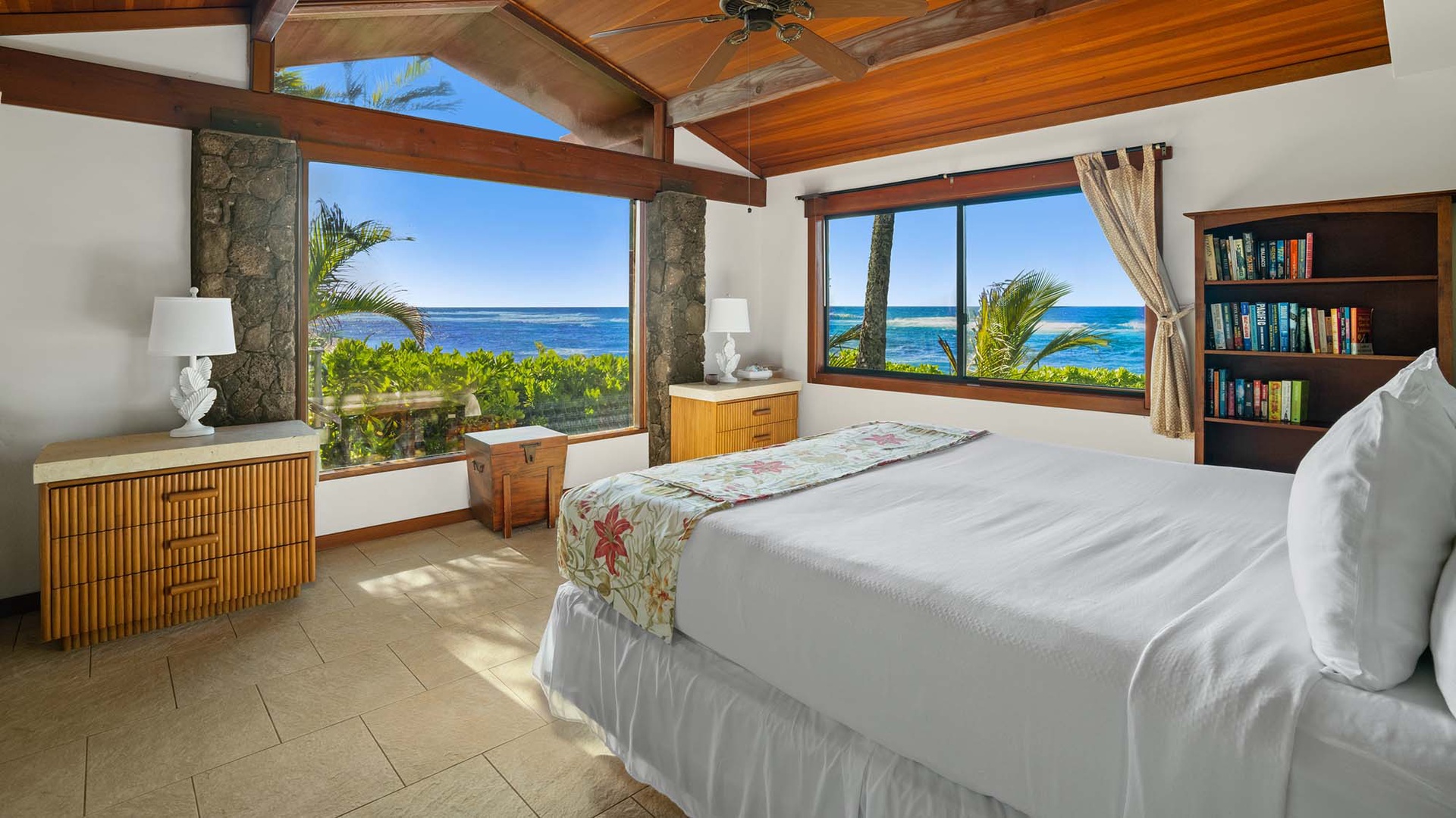 Sunset Makai Hale at Poipu - Third Oceanfront Bedroom Suite - Parrish Kauai