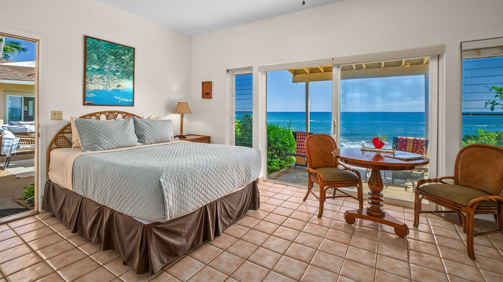 Wake up to the sound of waves and endless ocean blues just steps from your bed. Slide open your doors and let the salty breeze and tropical warmth invite you into your own beachfront sanctuary.