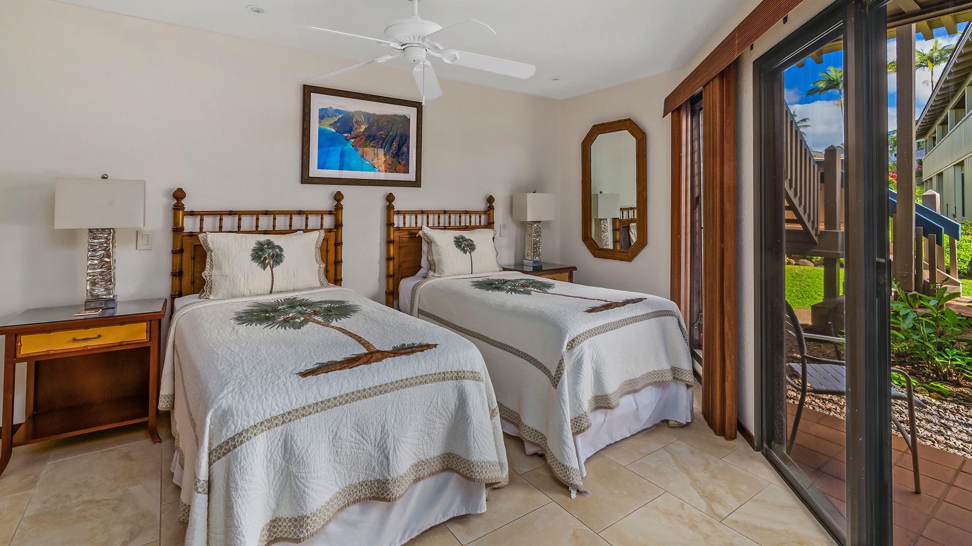 Nihi Kai Villas at Poipu #505 - Guest Bedroom Suite & Lanai - Parrish Kauai