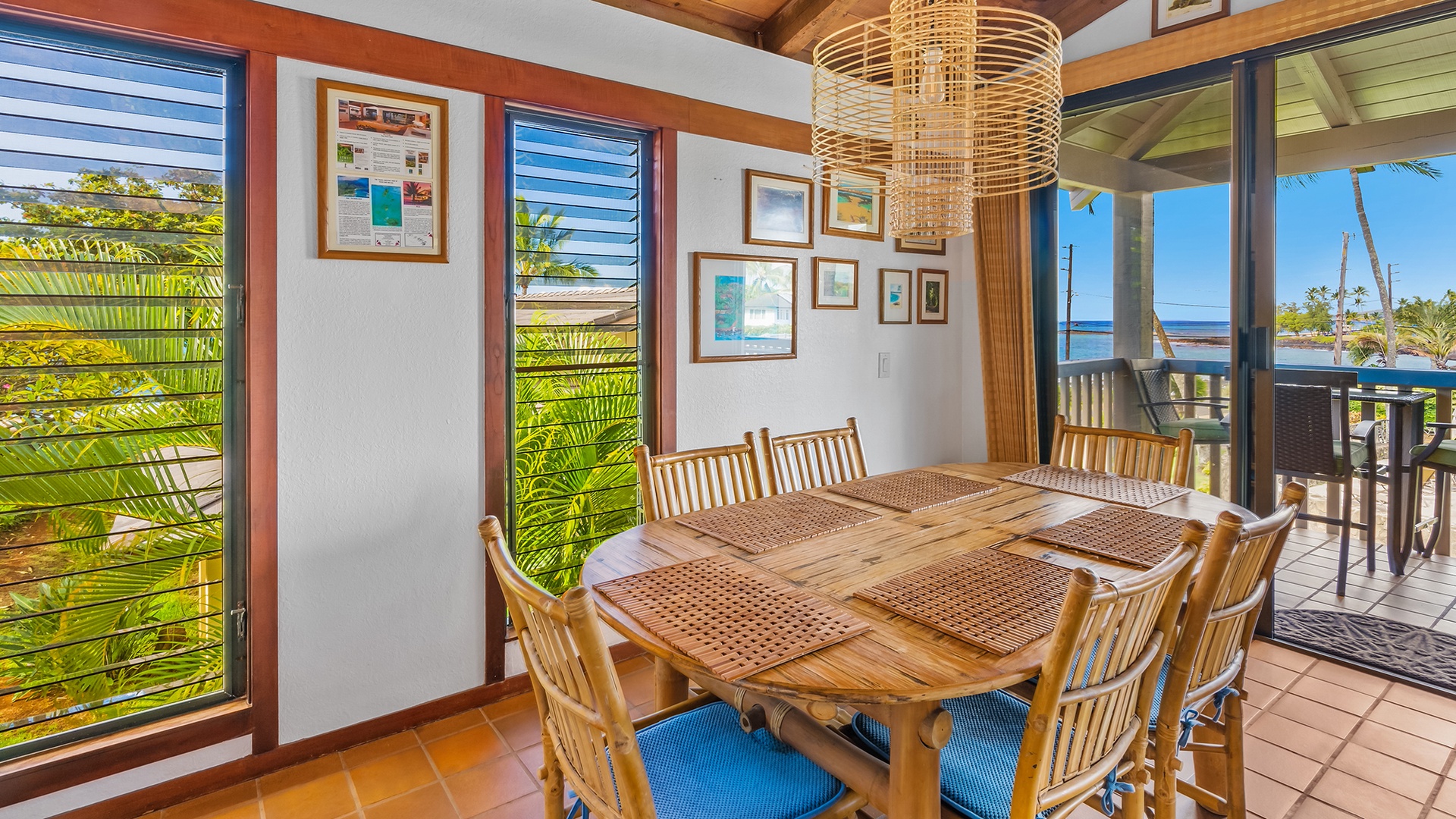 Nihi Kai Villas at Poipu #200 - Dining Room - Parrish Kauai