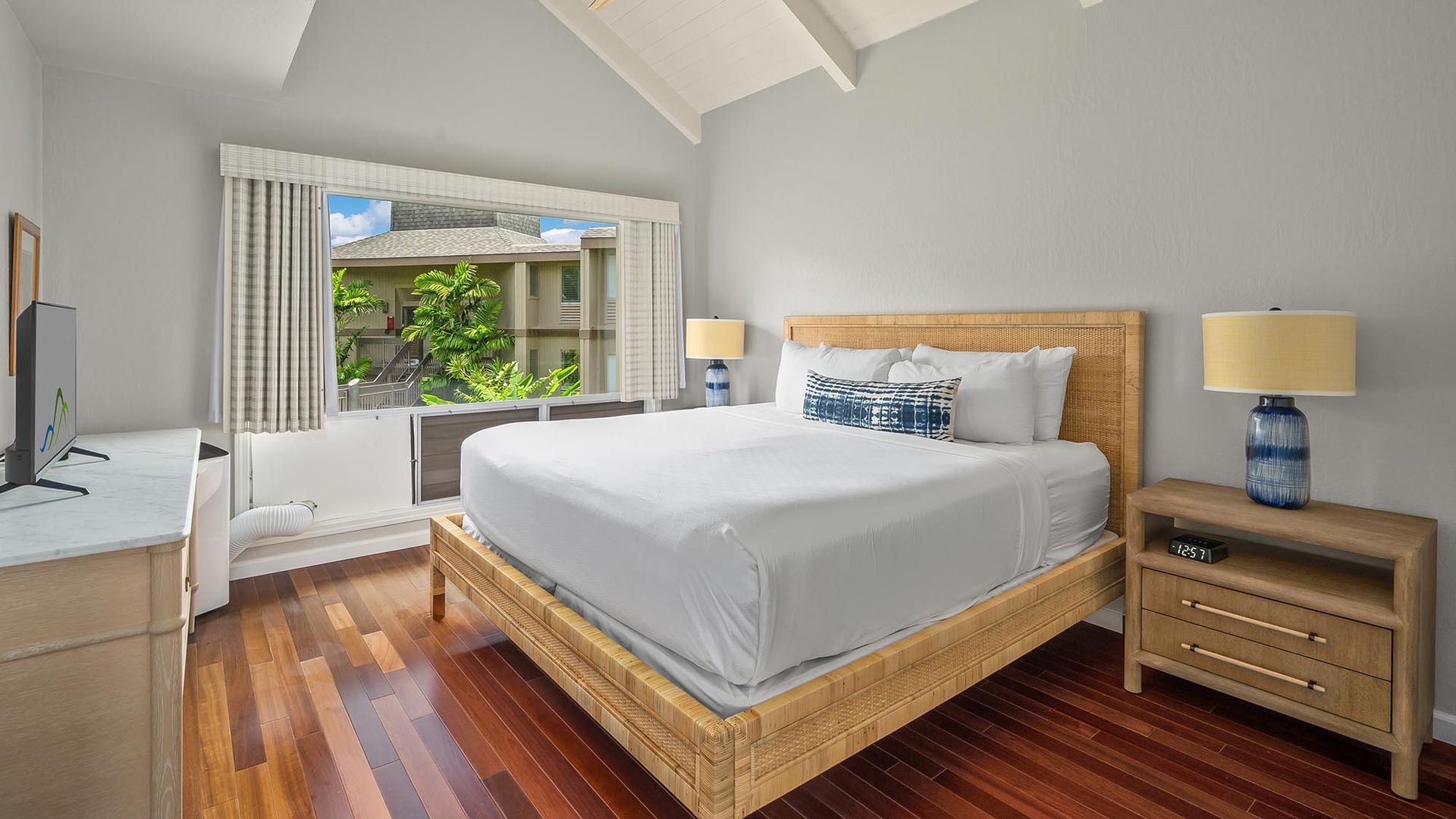 Pali Ke Kua #227 - Master Bedroom Suite & View - Parrish Kauai