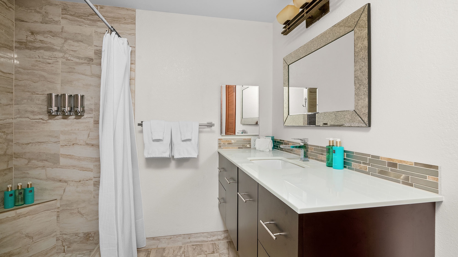Nihi Kai Villas at Poipu #501 - Second Guest Bedroom Suite Bath - Parrish Kauai
