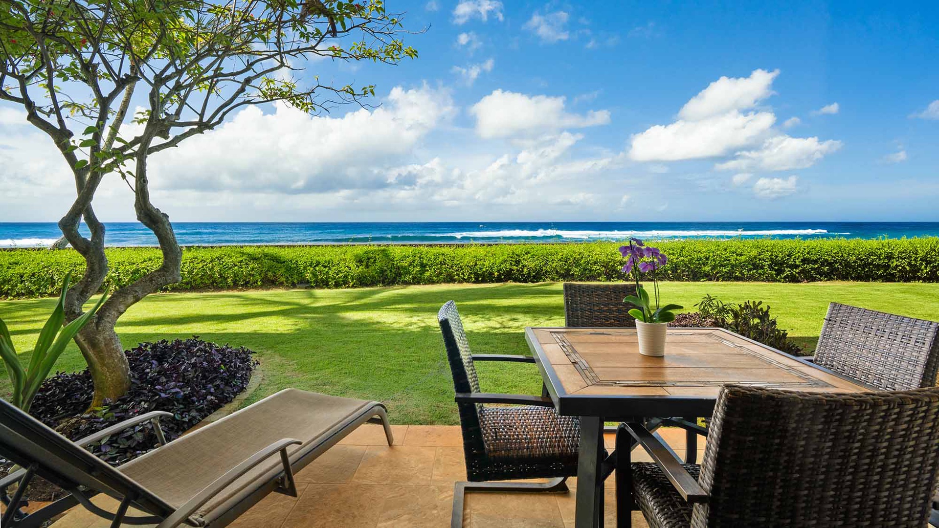 Poipu Kapili Resort #55 - Oceanfront Lanai View - Parrish Kauai