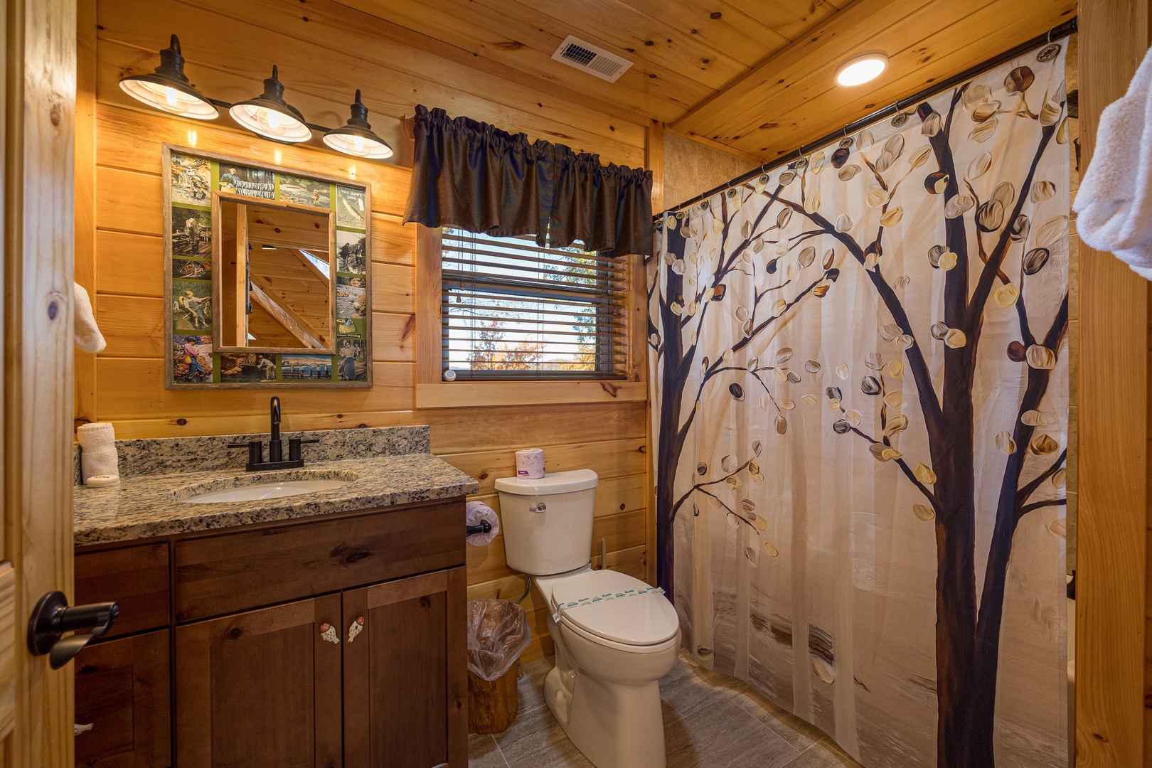 Bathroom With Shower/Tub Combo at Angler's Ridge