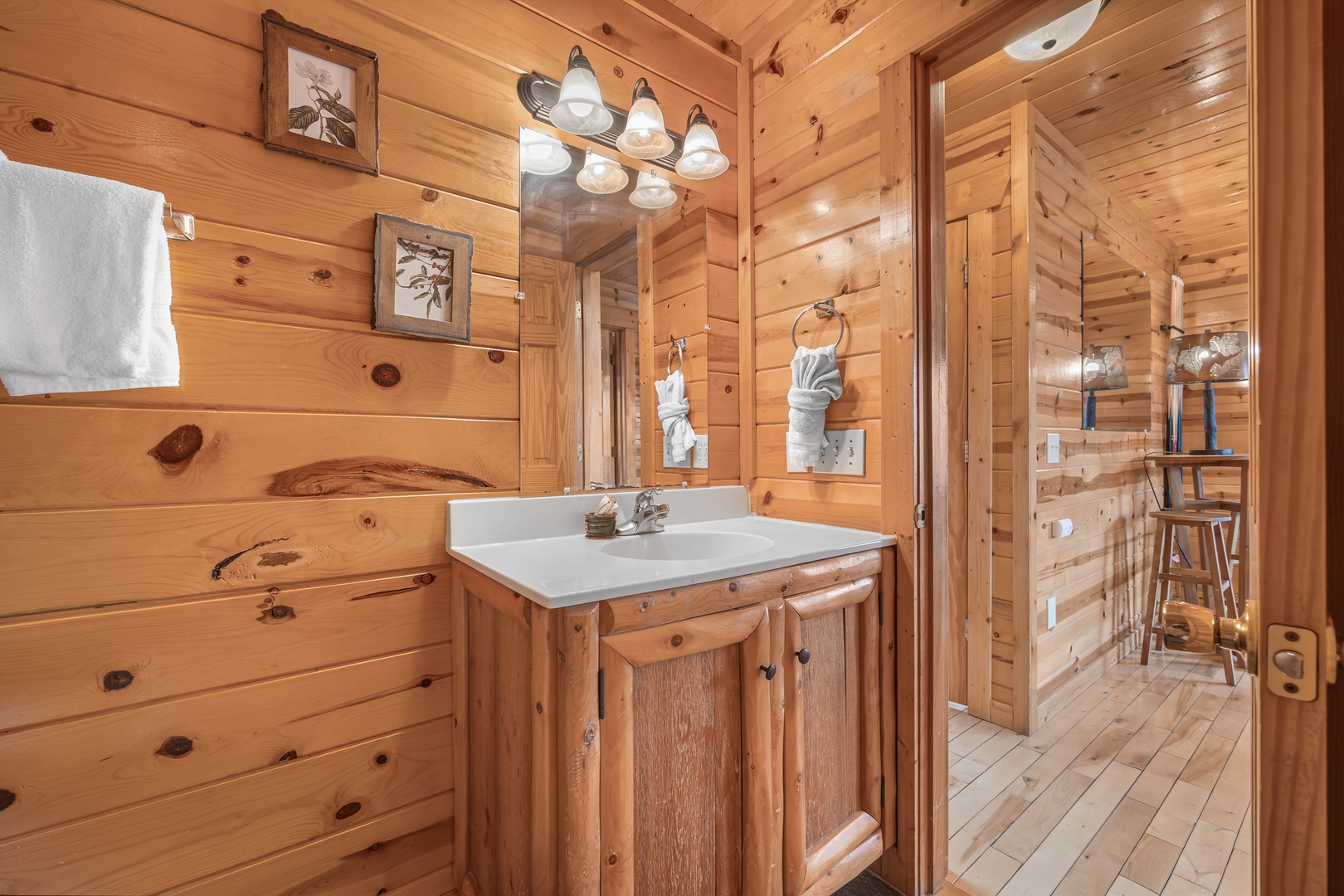 Sink at Natural Wonder, a 4 bedroom cabin rental located in Gatlinburg