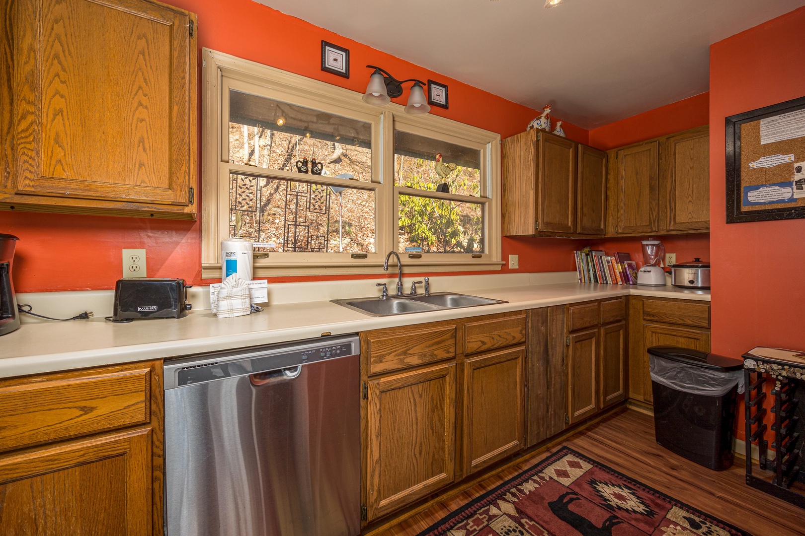 Kitchen With Stainless Appliances at Mountain Moonshine