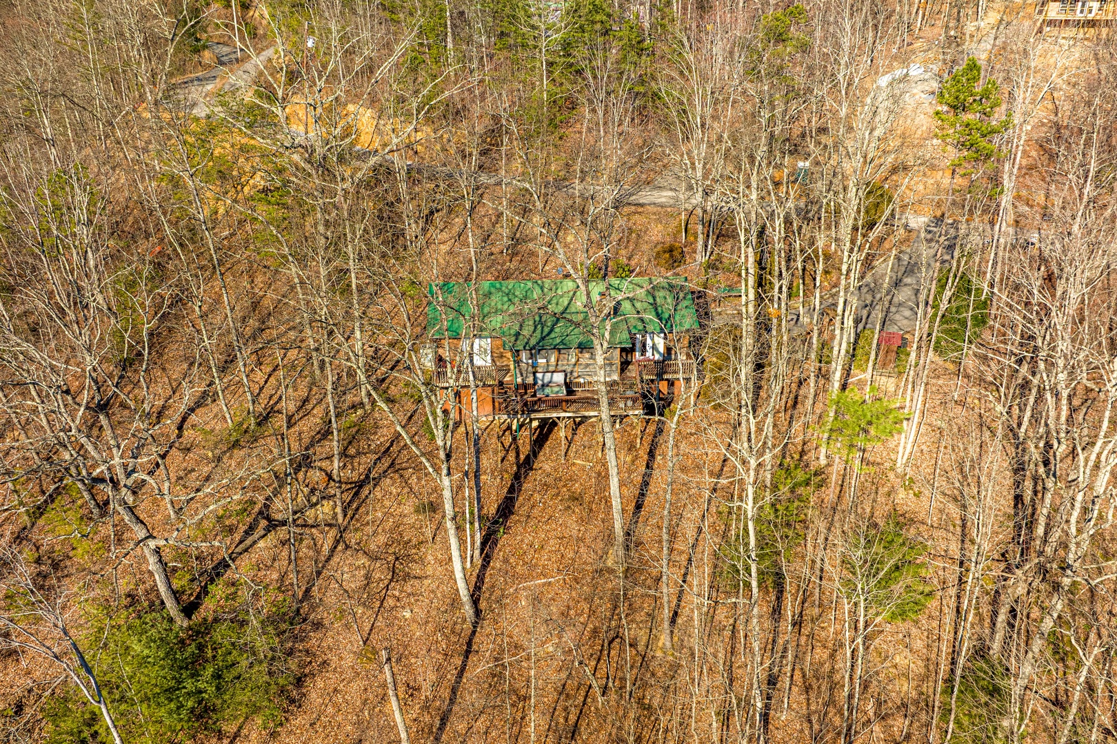 Exterior Aerial View at Mountain Moonshine