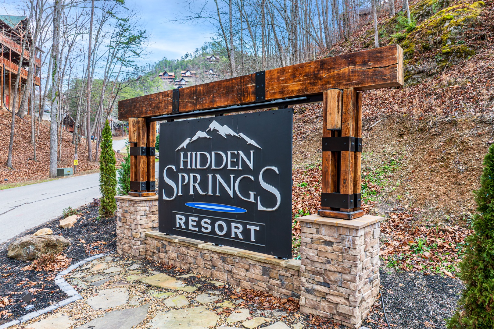 Hidden Springs Resort Sign