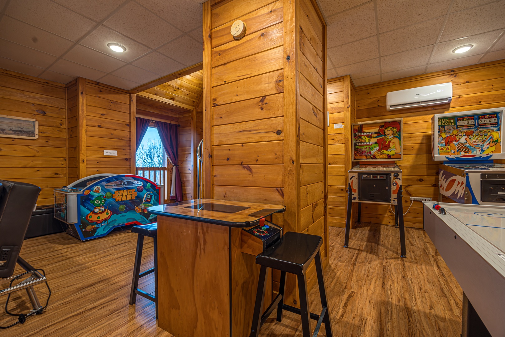 Arcade at Eagle's Sunrise, a 2 bedroom cabin rental located in Pigeon Forge
