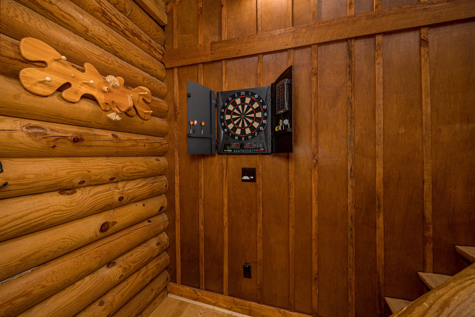 Dart Board at Moonlit Mountain Lodge