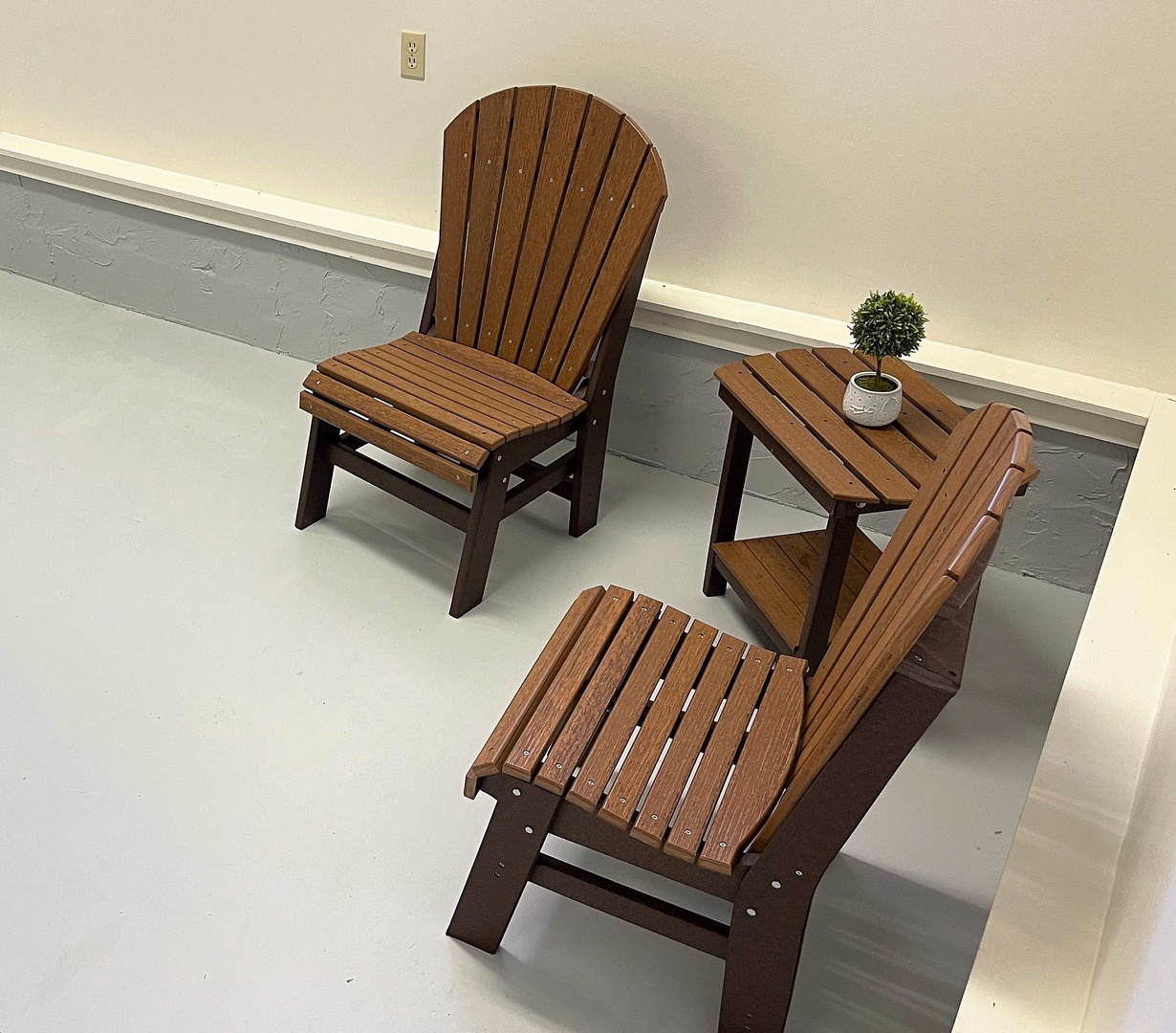 Adirondack chairs at 1 Crazy Cub, a 4 bedroom cabin rental located in Pigeon Forge.
