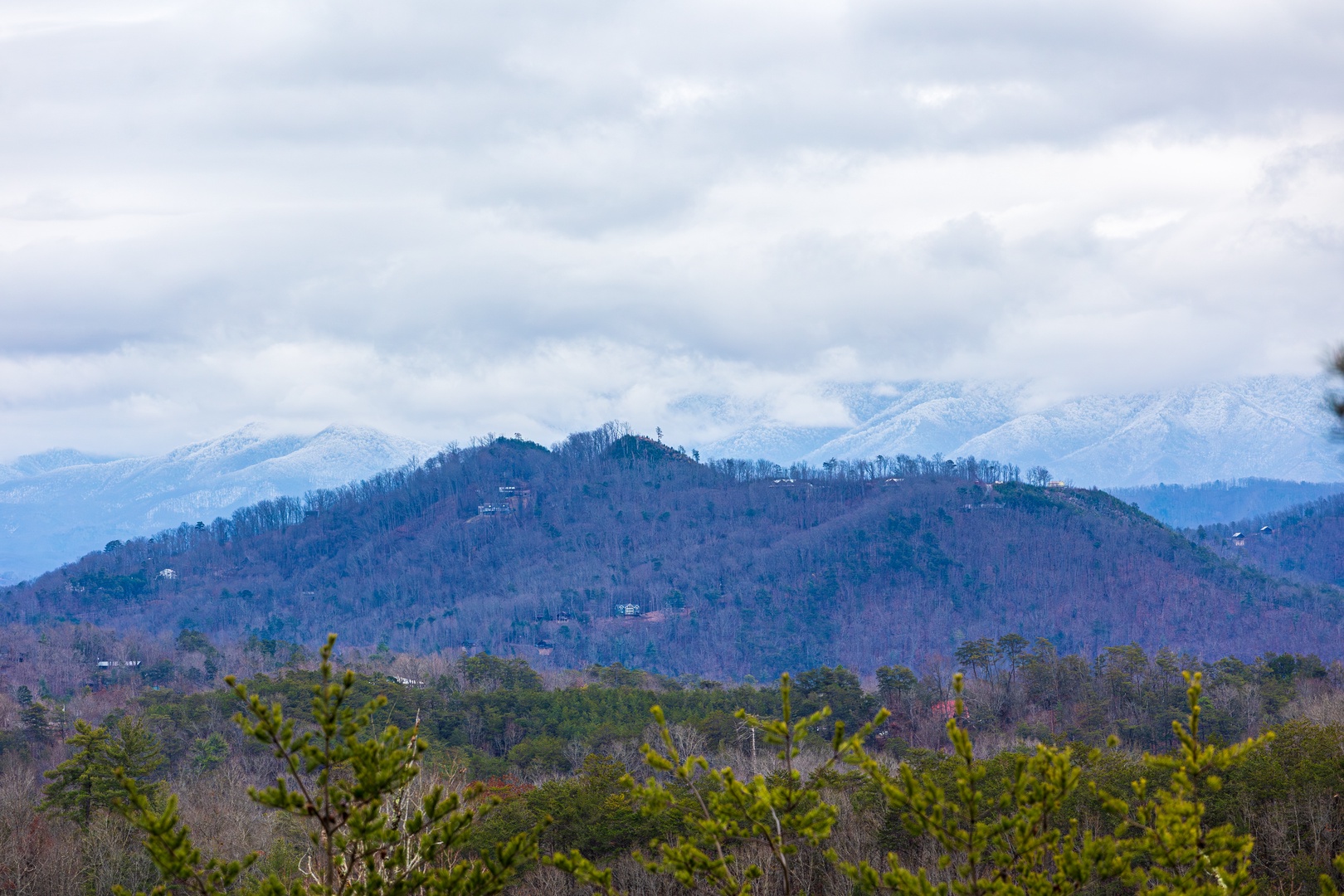 View From Blue Mountain Views, a 1 bedroom cabin rental located in Pigeon Forge