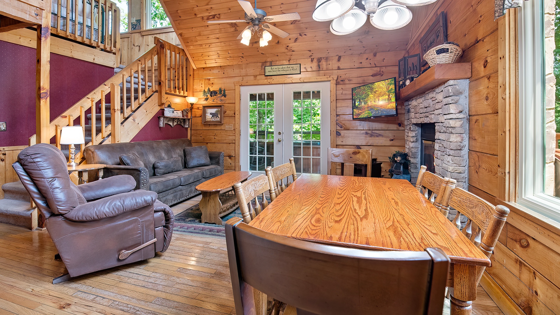 at hooked on bears a 2 bedroom cabin rental located in pigeon forge